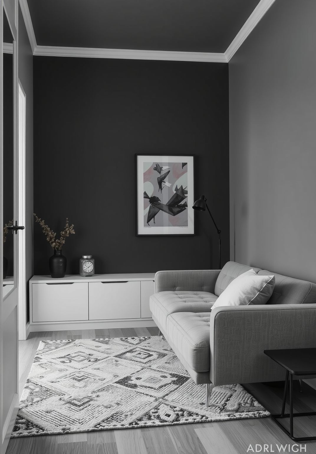 16. Go Monochrome for a Clean Look