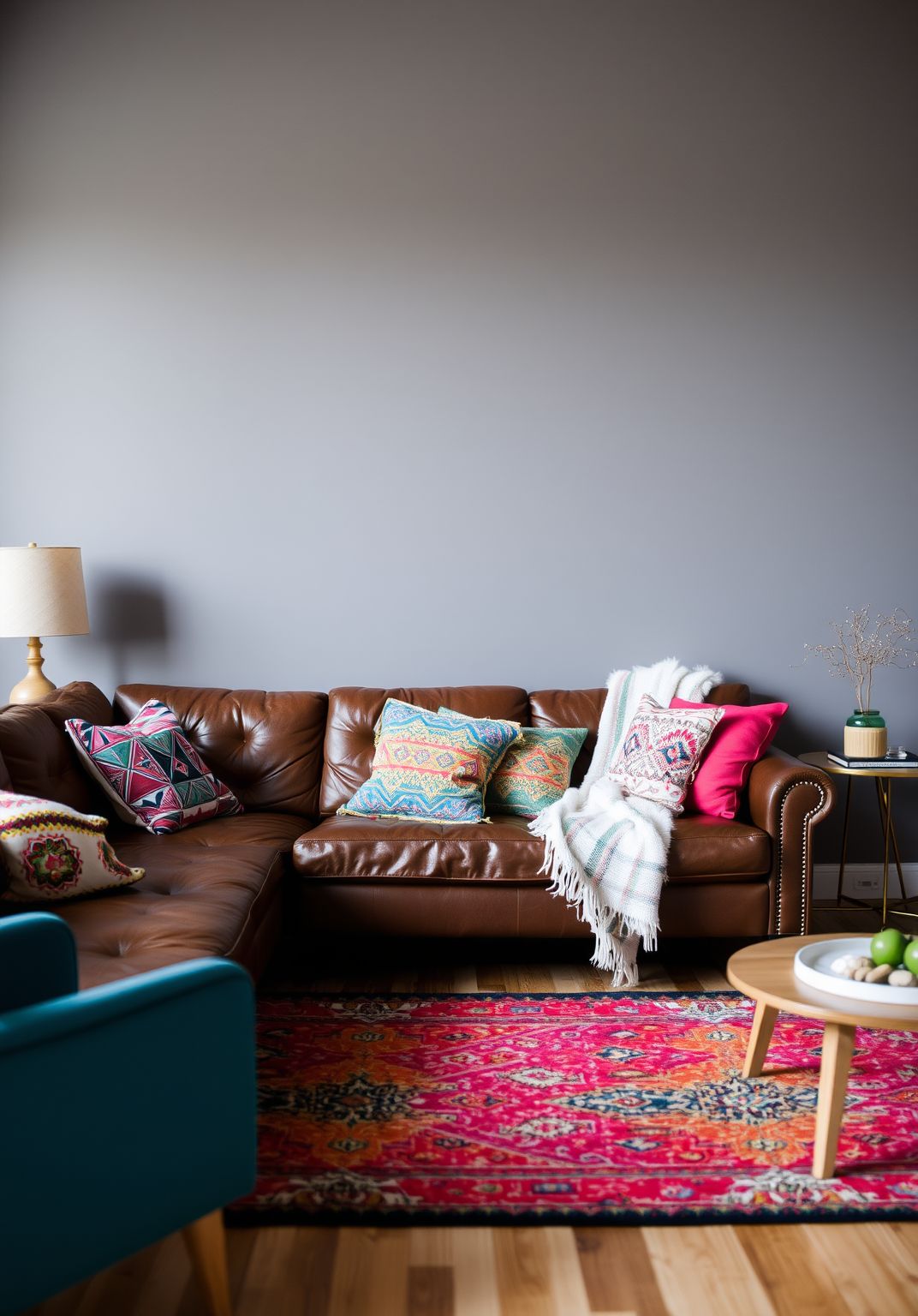 1. Neutral Base with Pops of Color