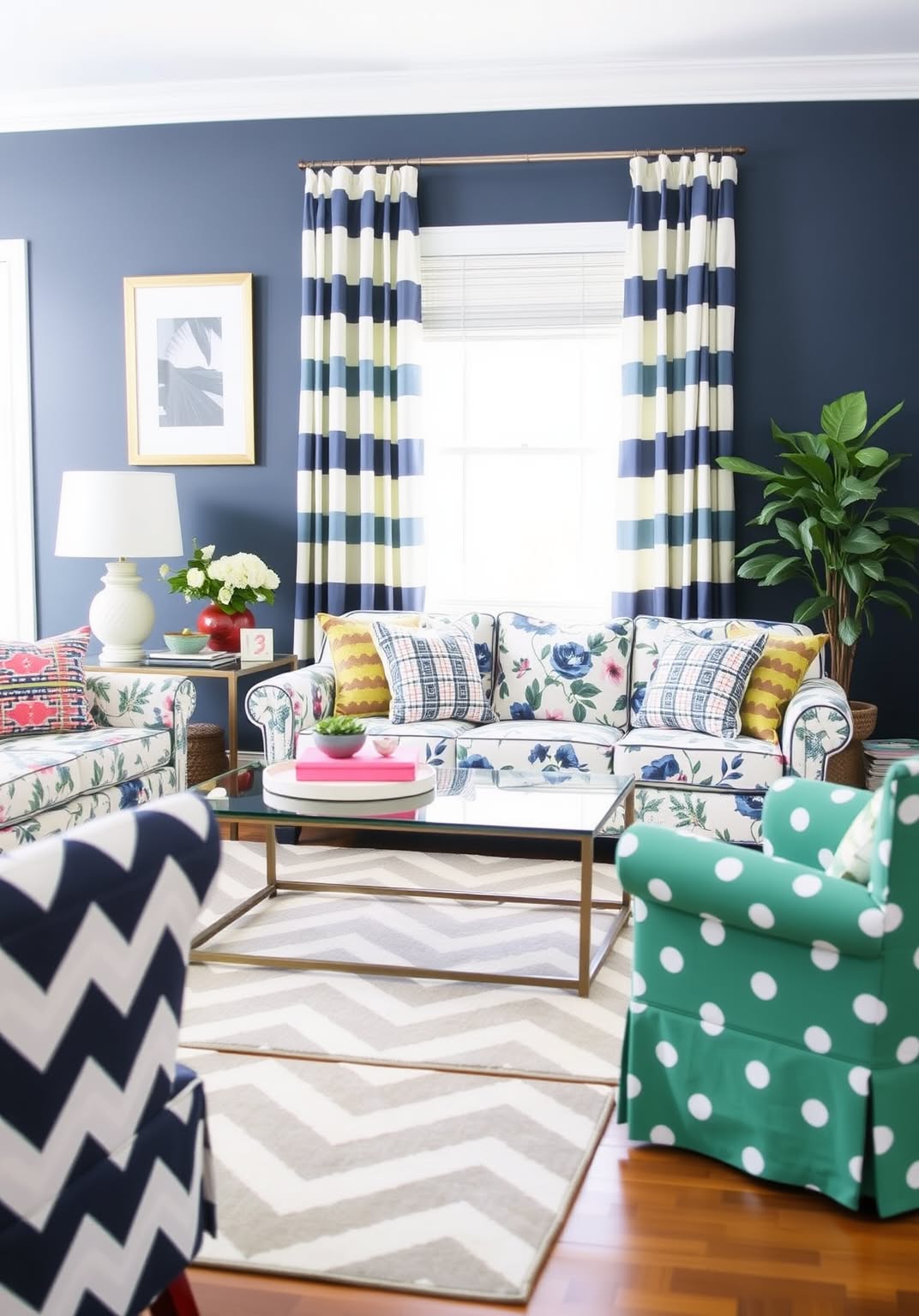 13. Mix and Match Patterns for a Playful Vibe