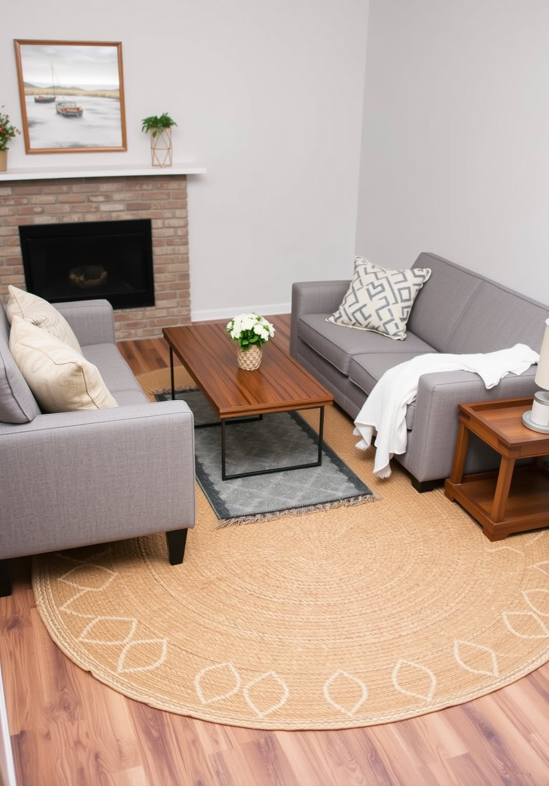 2. Layer Rugs for Texture and Warmth