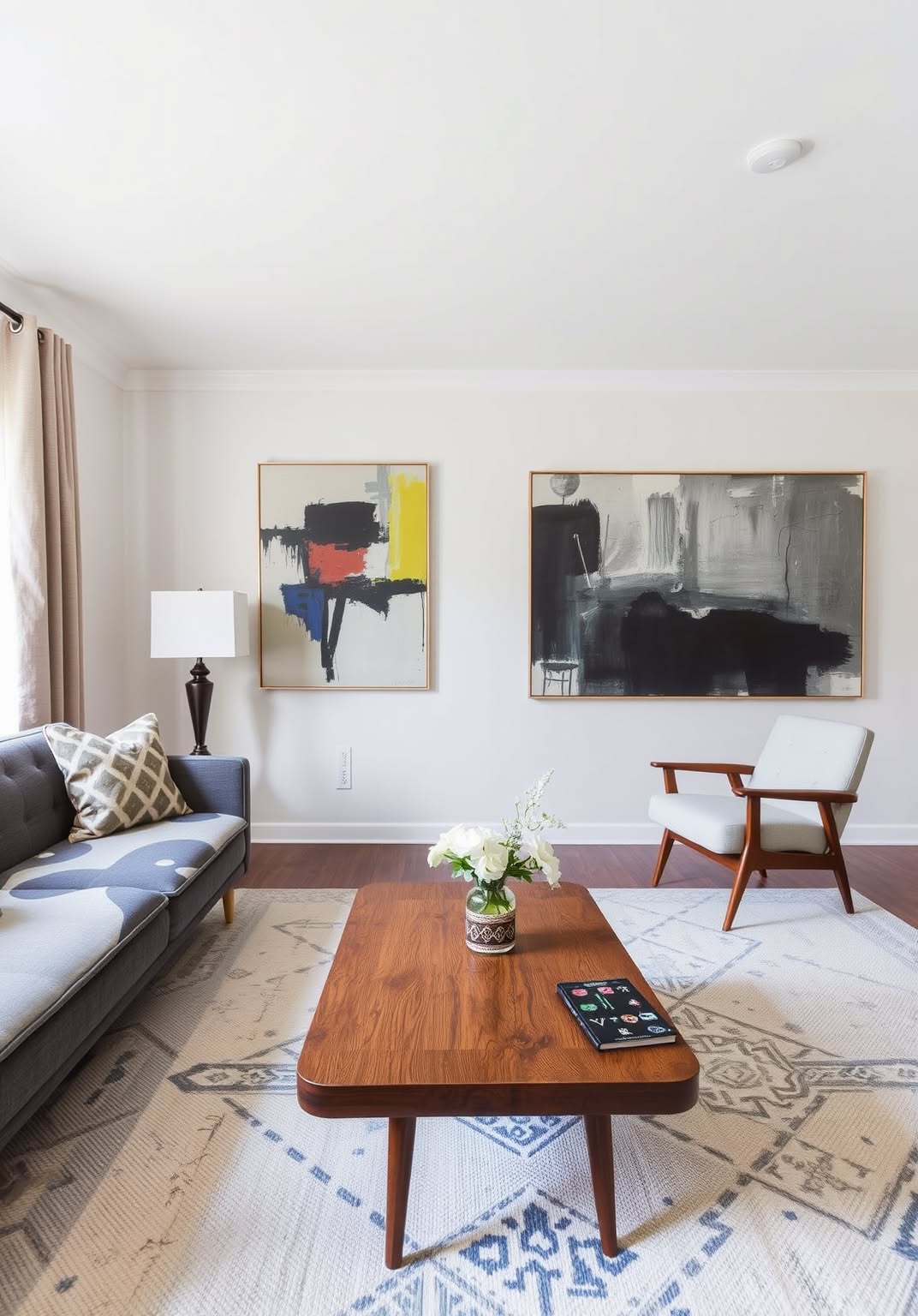 4. Mix Vintage and Modern Furniture