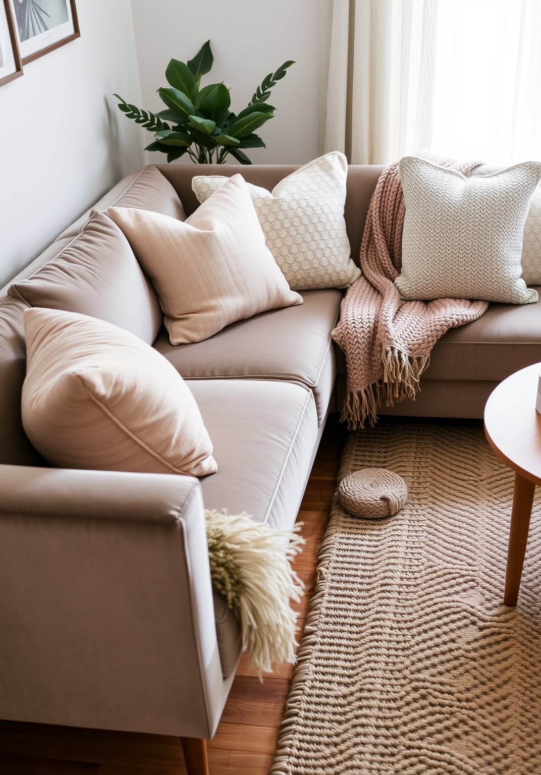 6. Layer Textures for a Cozy, Inviting Space