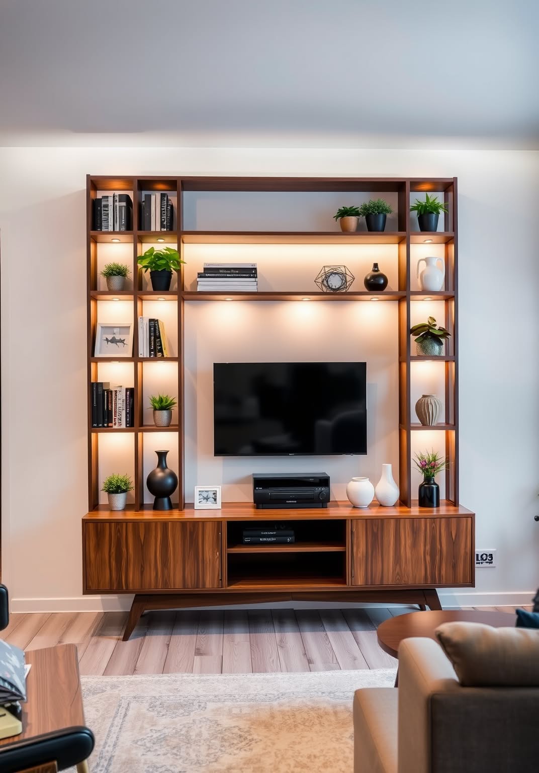 7. Incorporate a Statement Shelving Unit