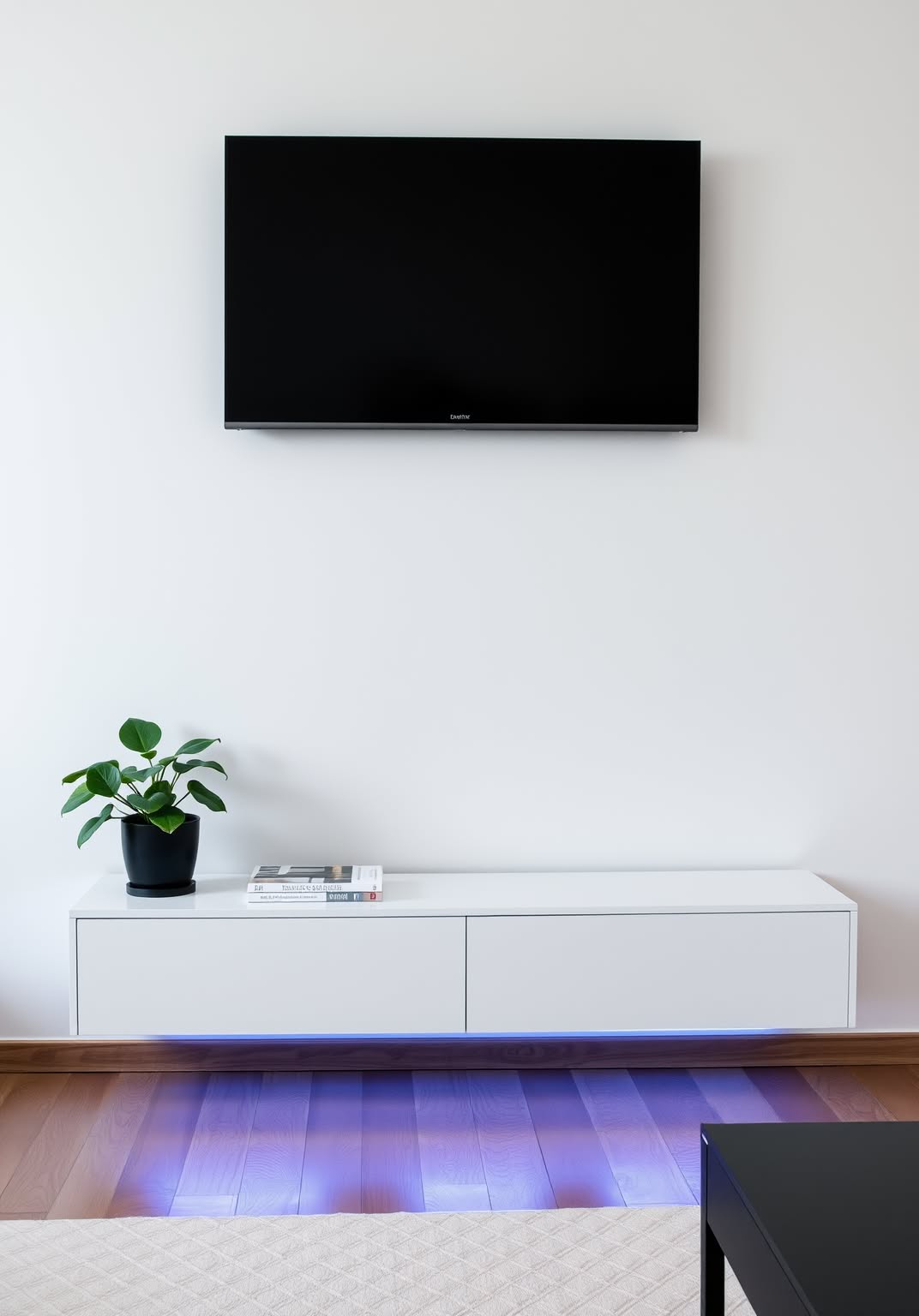 9. Install a Floating Media Console