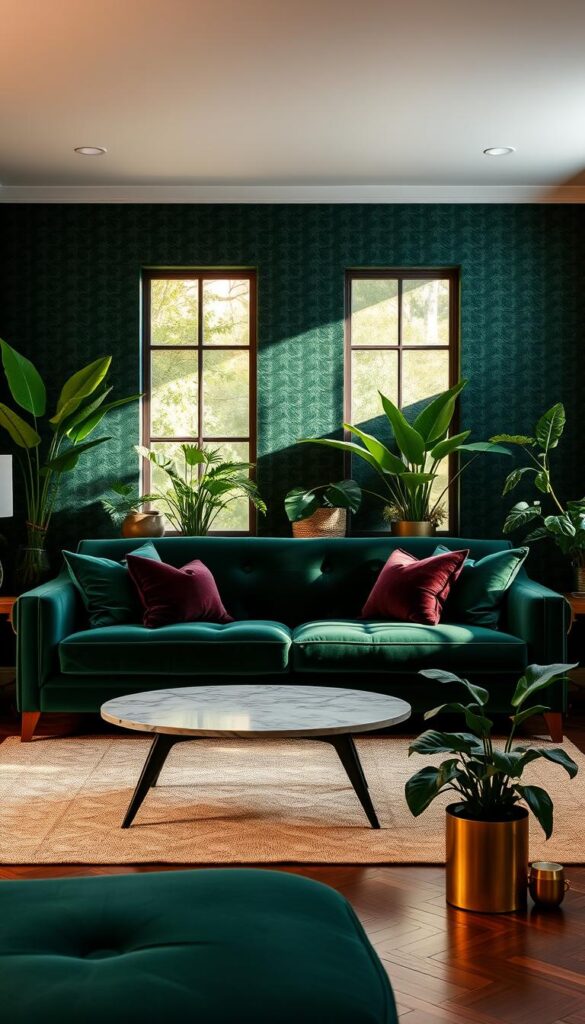 dark green living room dark green living room