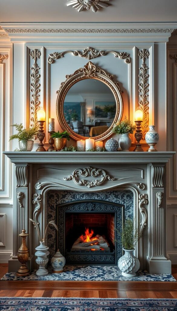 fireplace mantel decor ideas fireplace mantel decor ideas