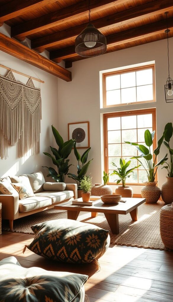 global boho living room elements global boho living room elements