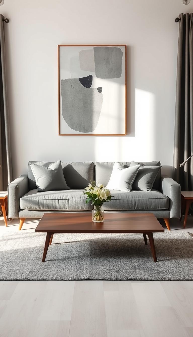 grey sofa living room