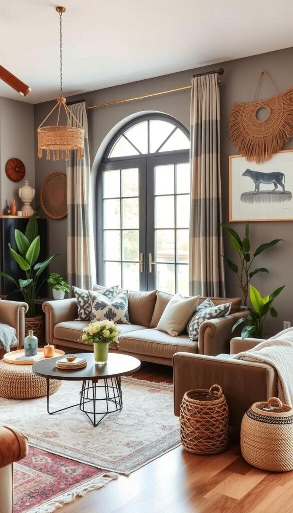 modern boho living room DIY projects modern boho living room DIY projects