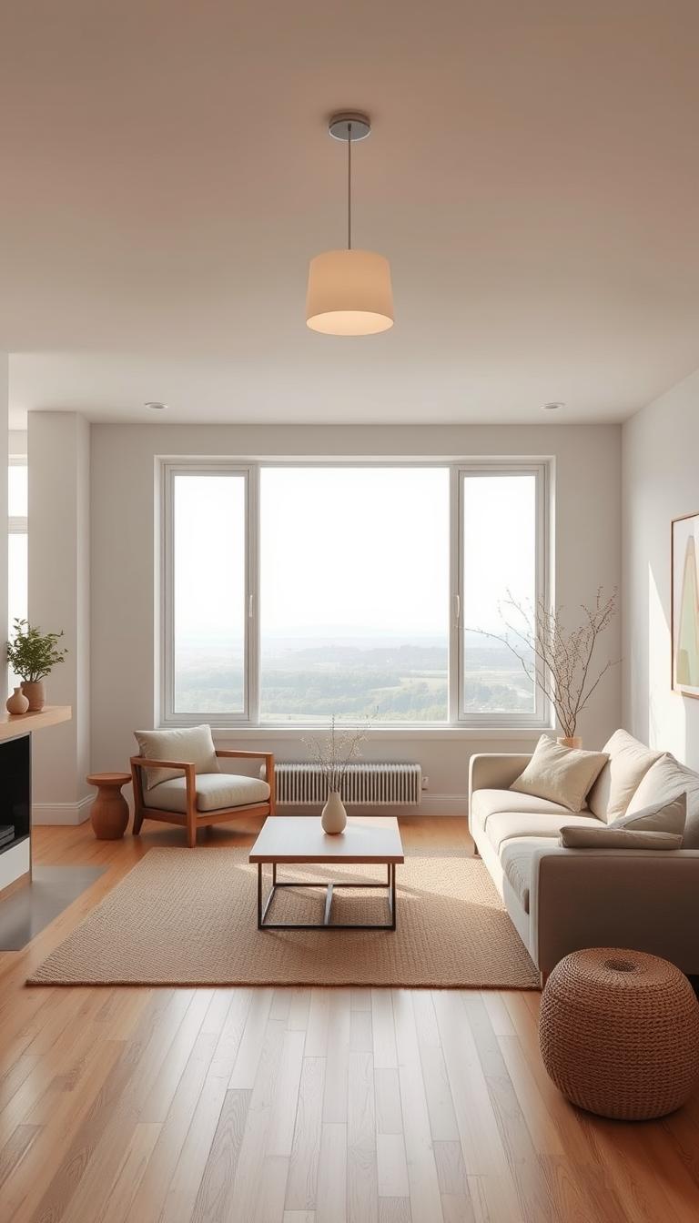 modern minimalist living room