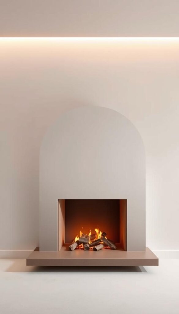 monochromatic fireplace design monochromatic fireplace design