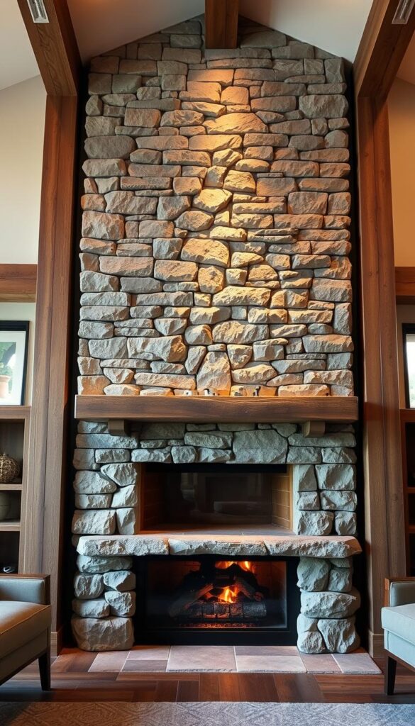 stone fireplace stone fireplace