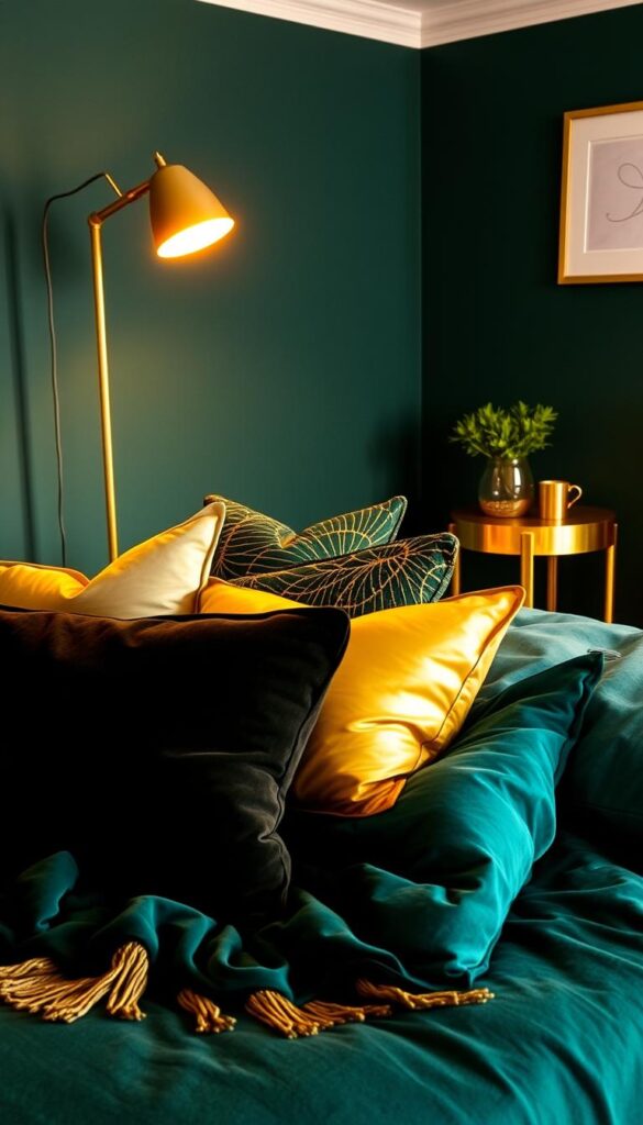 throw pillows and gold accents throw pillows and gold accents