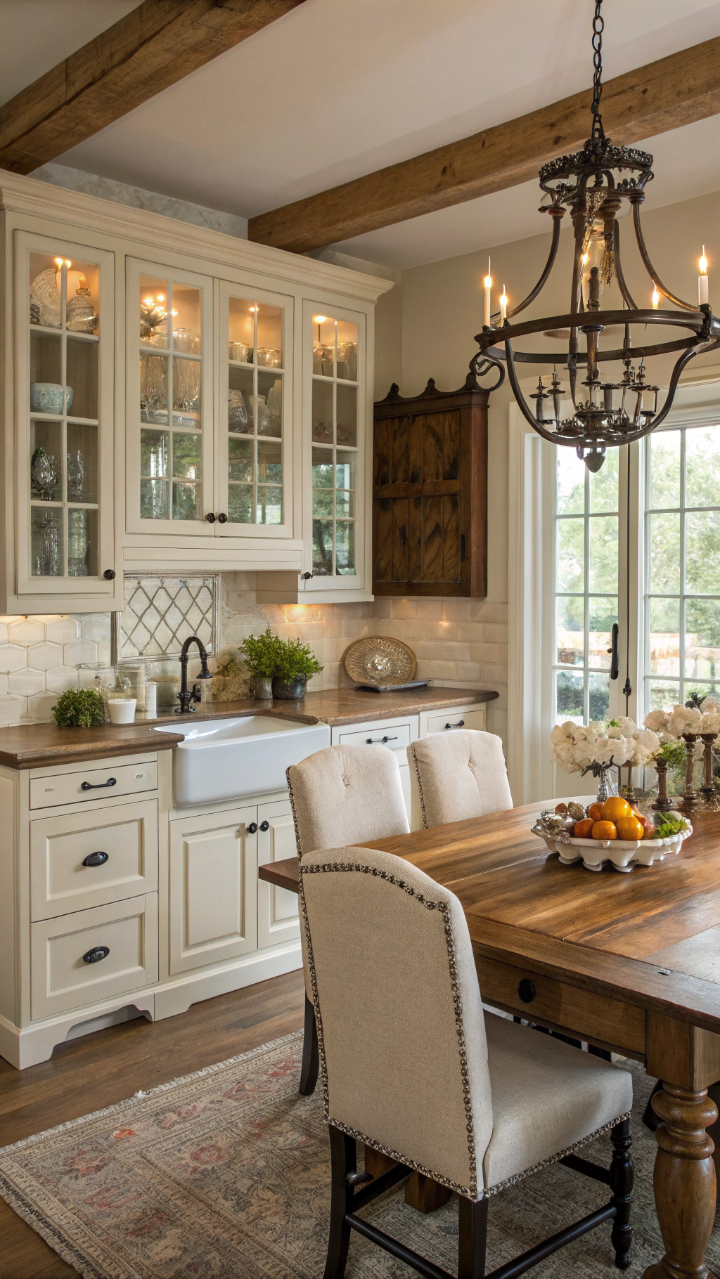 7. French Country Kitchens with a Touch of Farmhouse