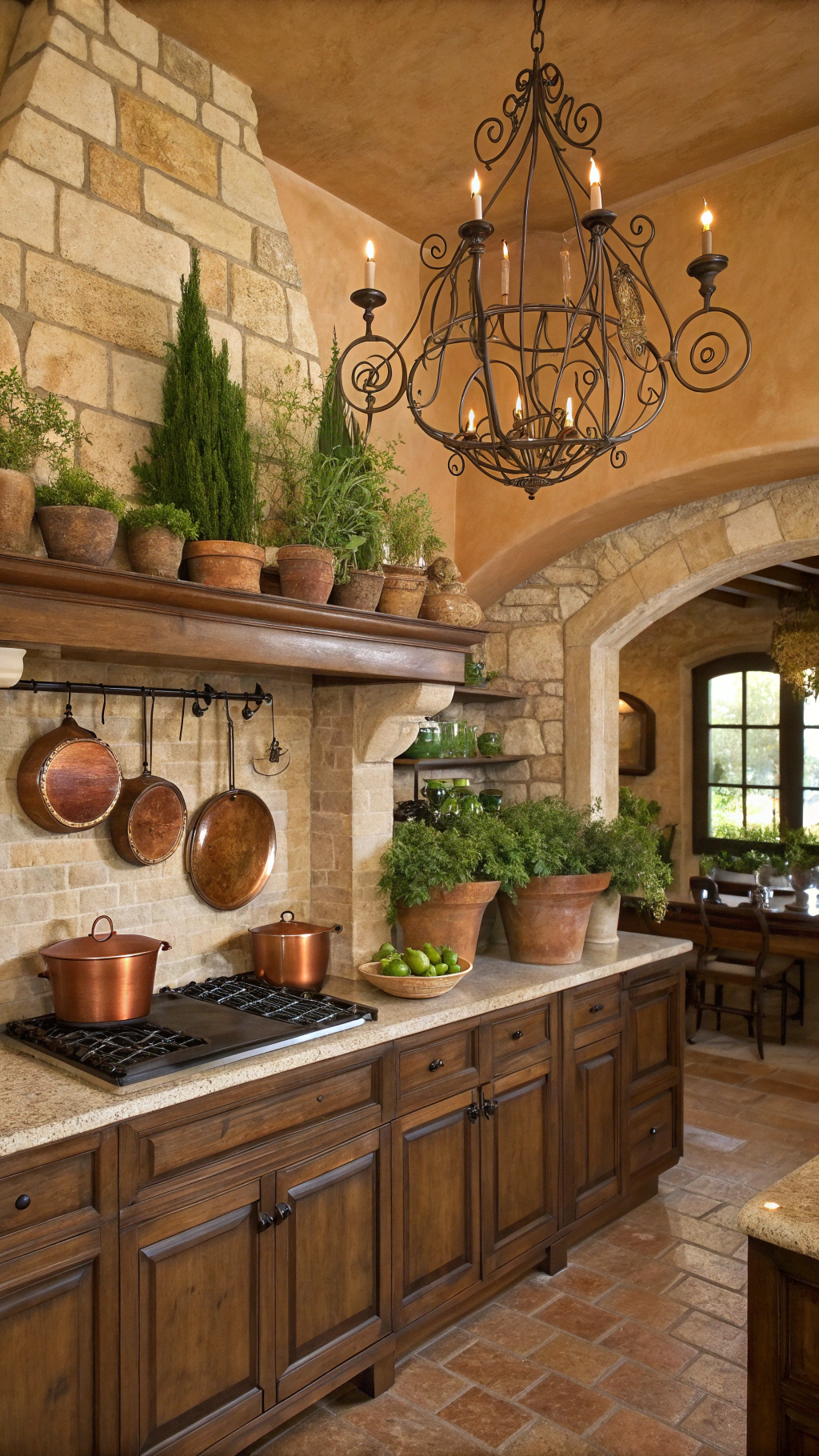 7. Tuscan Inspired: Warmth and Elegance