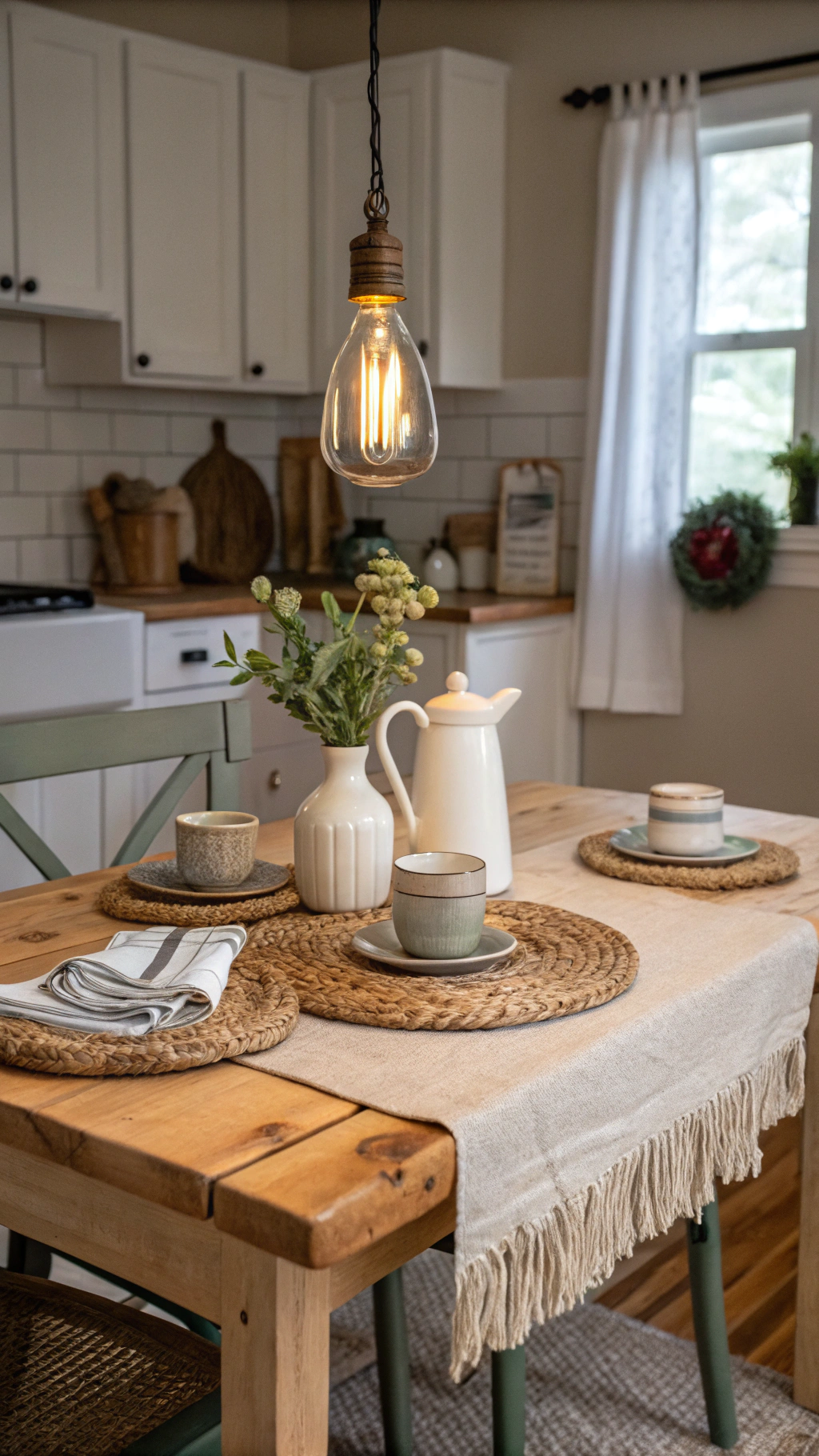 Creating a Cozy Ambiance Around Your Small Farmhouse Kitchen Table