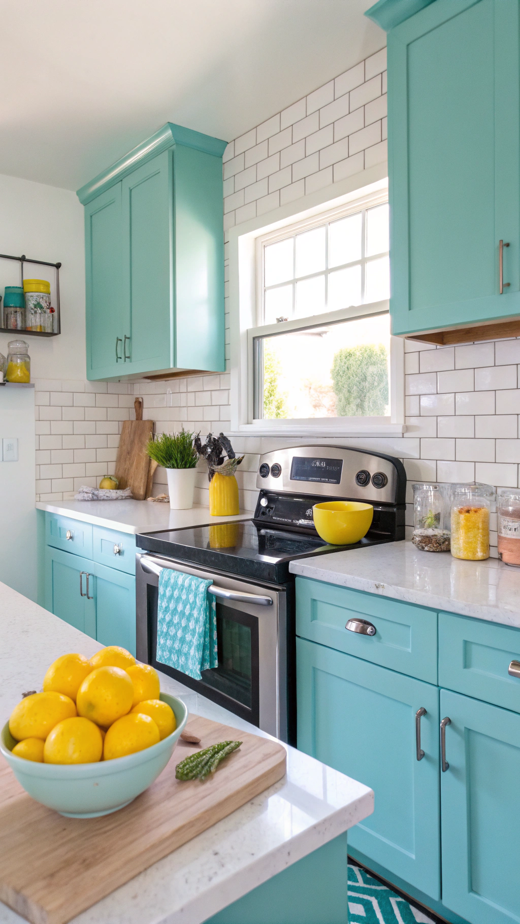 Turquoise Cabinets: A Splash Of Coastal Cool