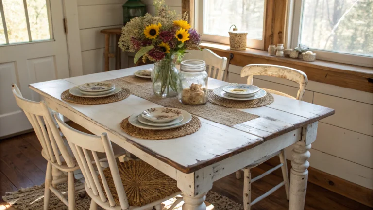 Small Farmhouse Kitchen Table Ideas for Your Cozy Dining Table