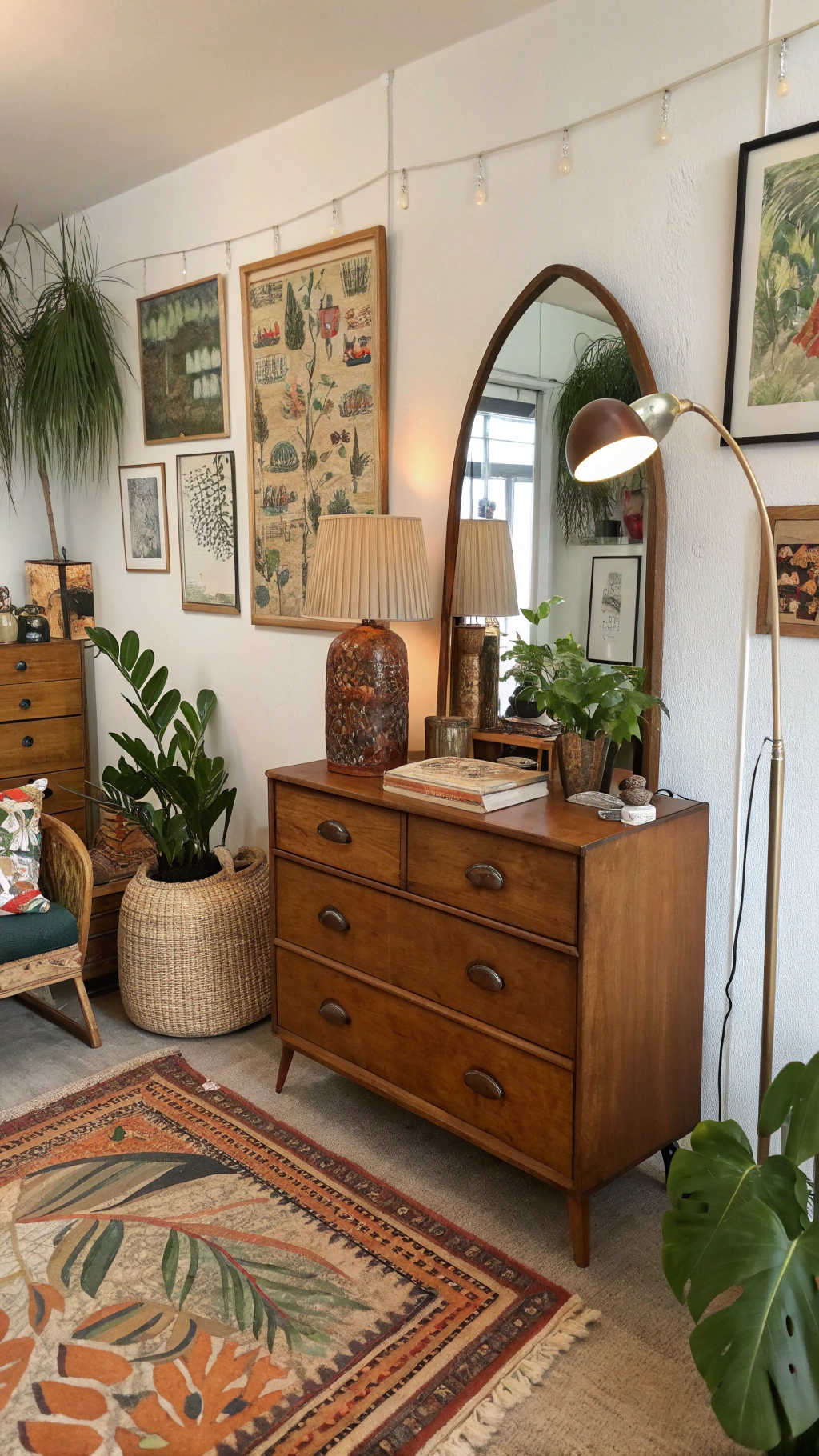 8. Incorporate Vintage Finds for a Unique Boho Space