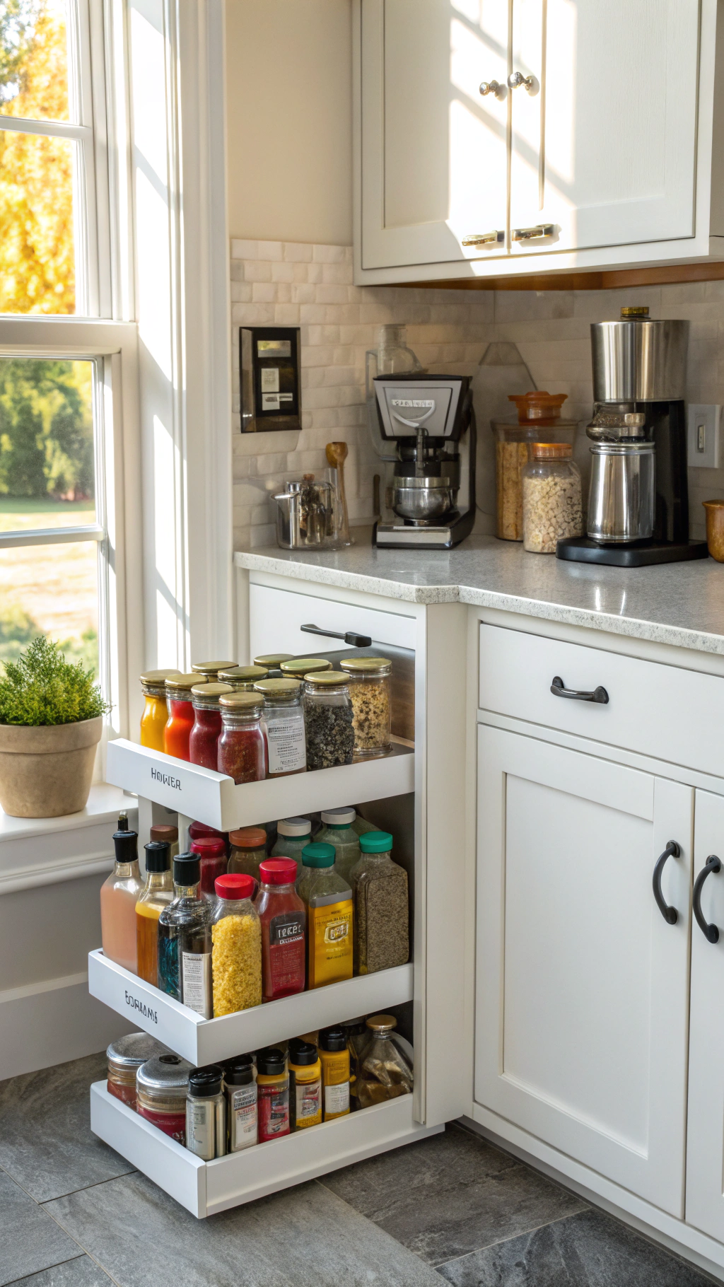 2. Corner Cabinets: The Small Kitchen Corner Cabinet Hack
