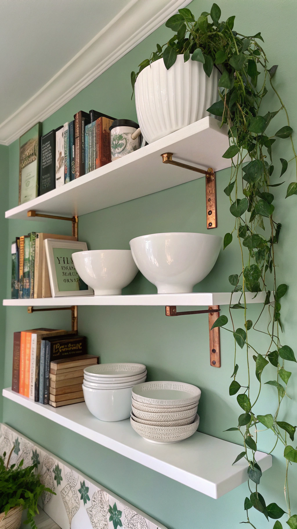 4. Open Shelving: Small Kitchen Cupboards Design with Airy Appeal