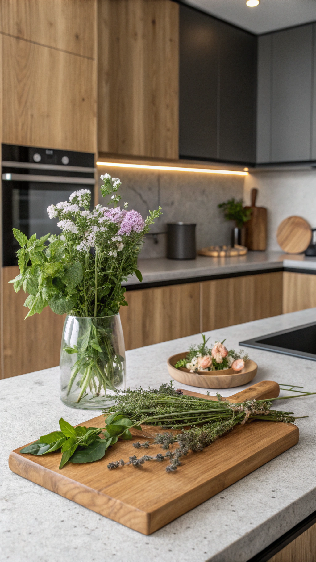 Incorporating Nature into Japandi Kitchen Cabinet Design