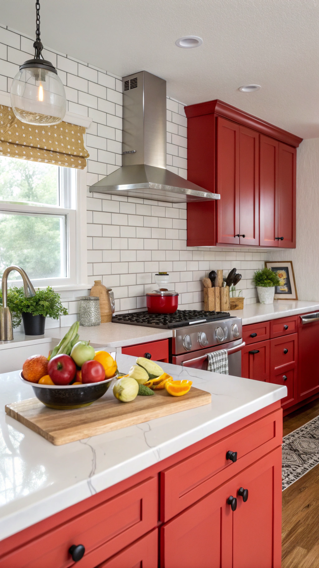 Red Cabinets: Bold And Passionate Kitchen Statements