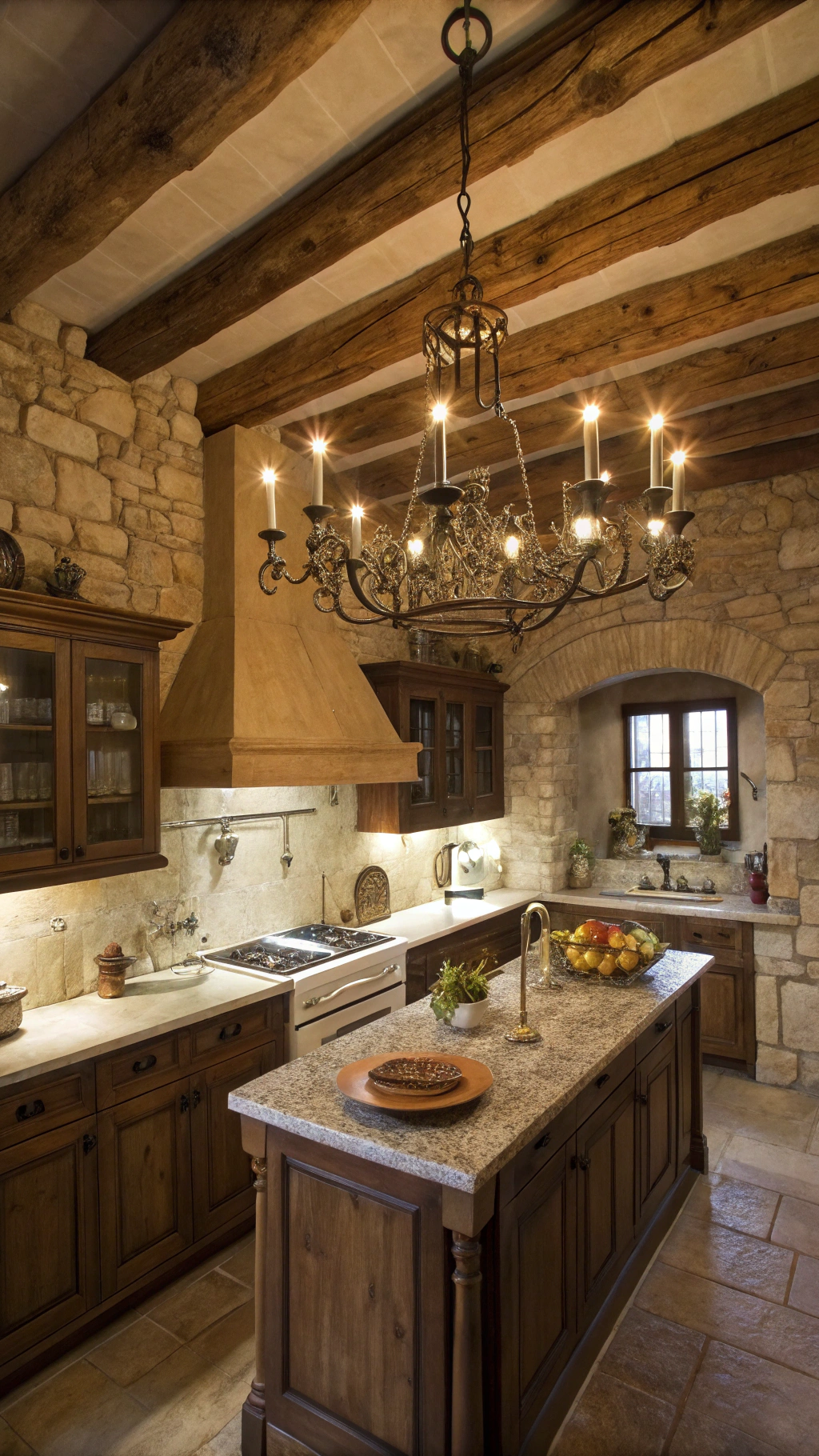 8. French Kitchen Design: Lighting Matters