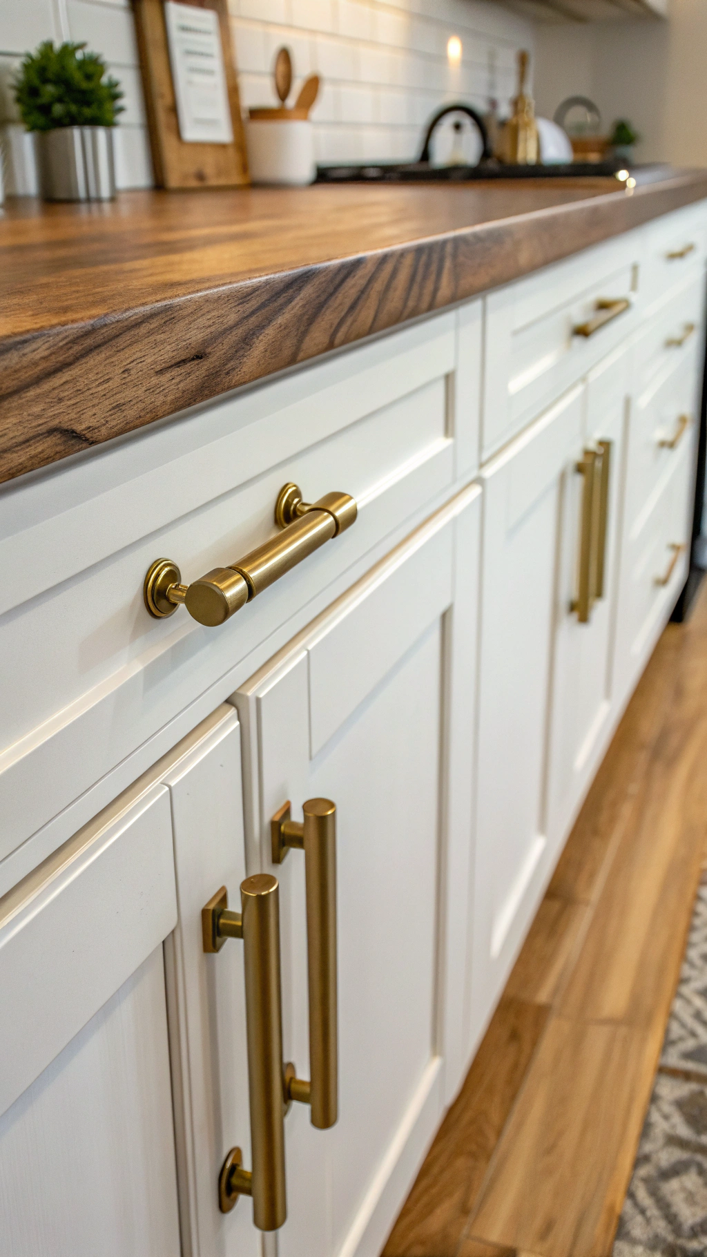Hardware and Finishes for Modern Farmhouse Kitchens Cabinets