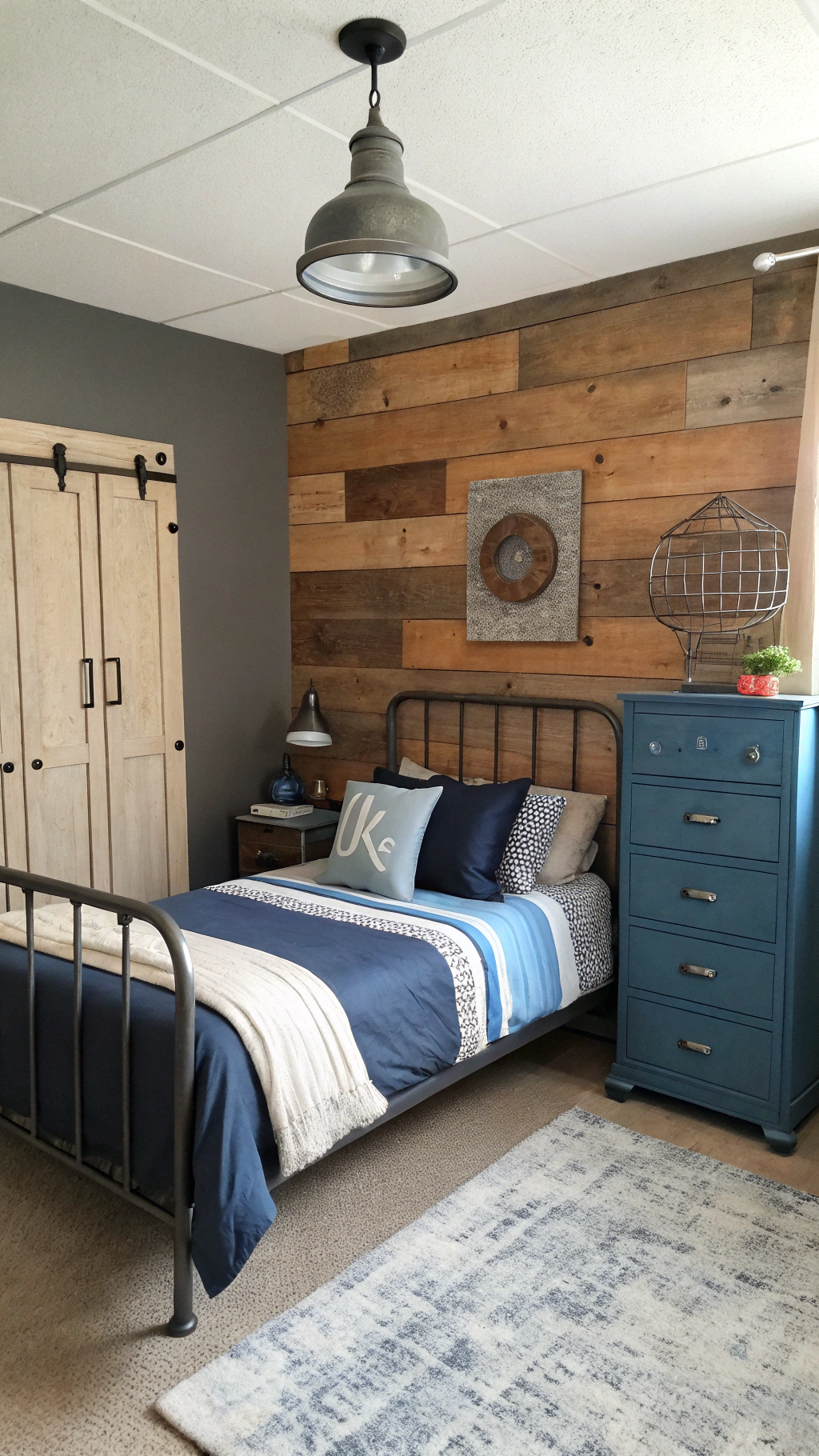 How to Create a Boys Industrial Bedroom That’s Cool and Functional