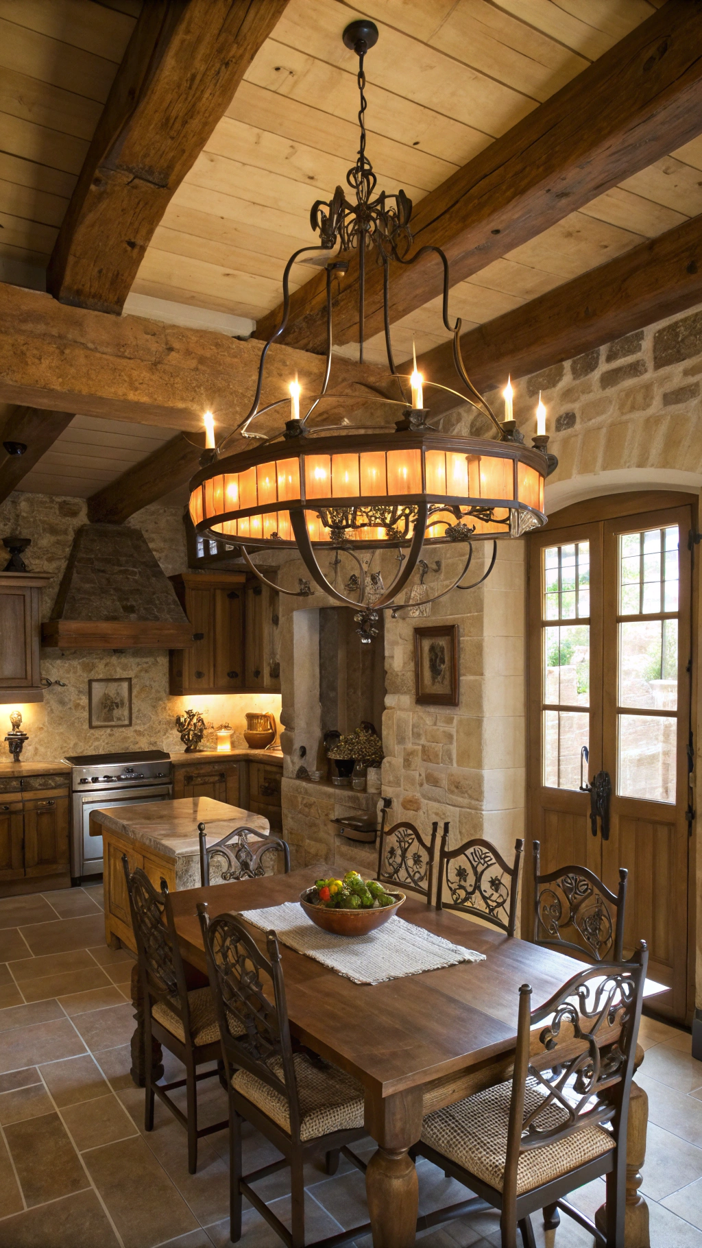 french country kitchen table: Incorporating Modern French Country Kitchen Pendant Lights