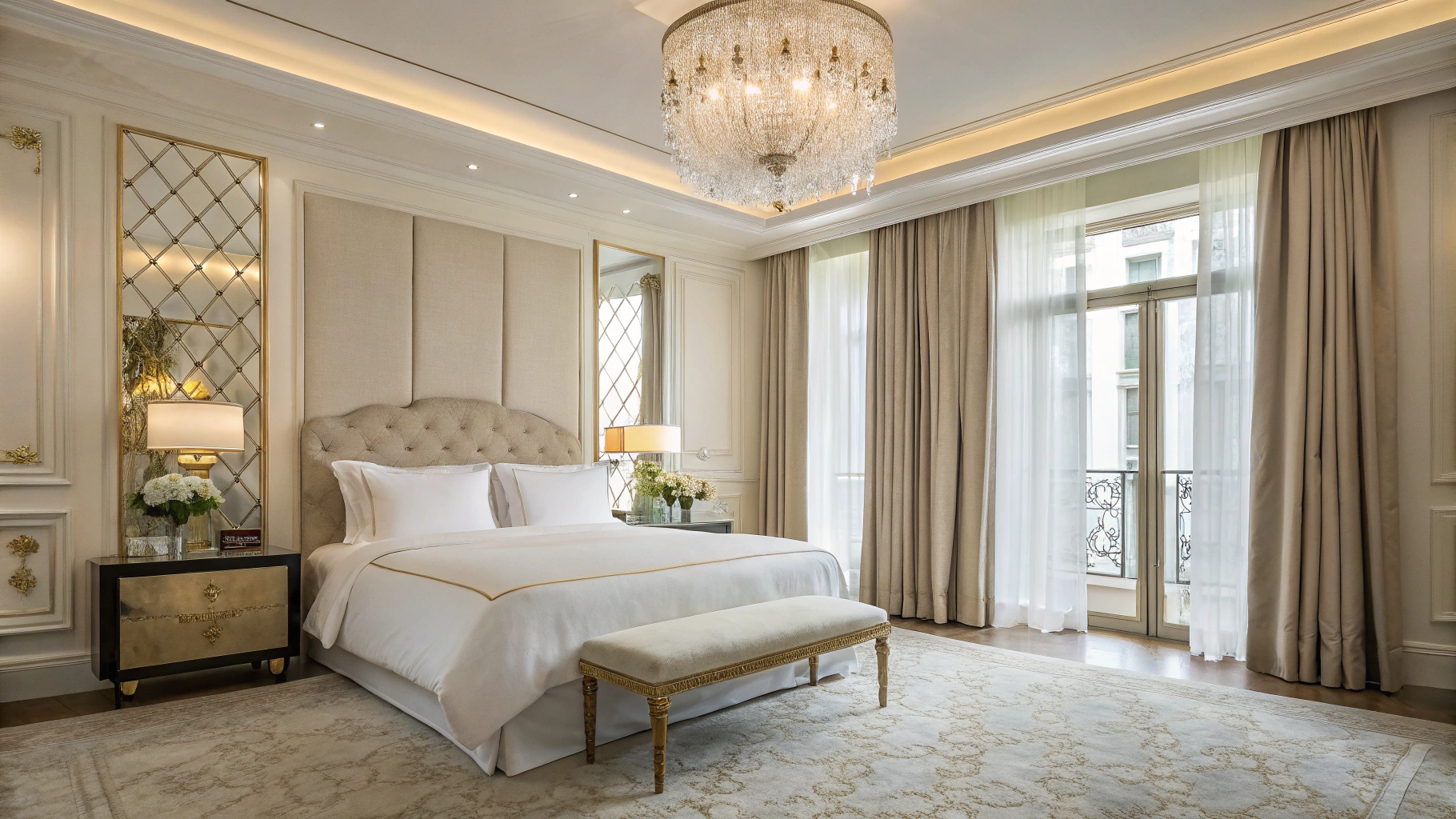 elegant bedroom