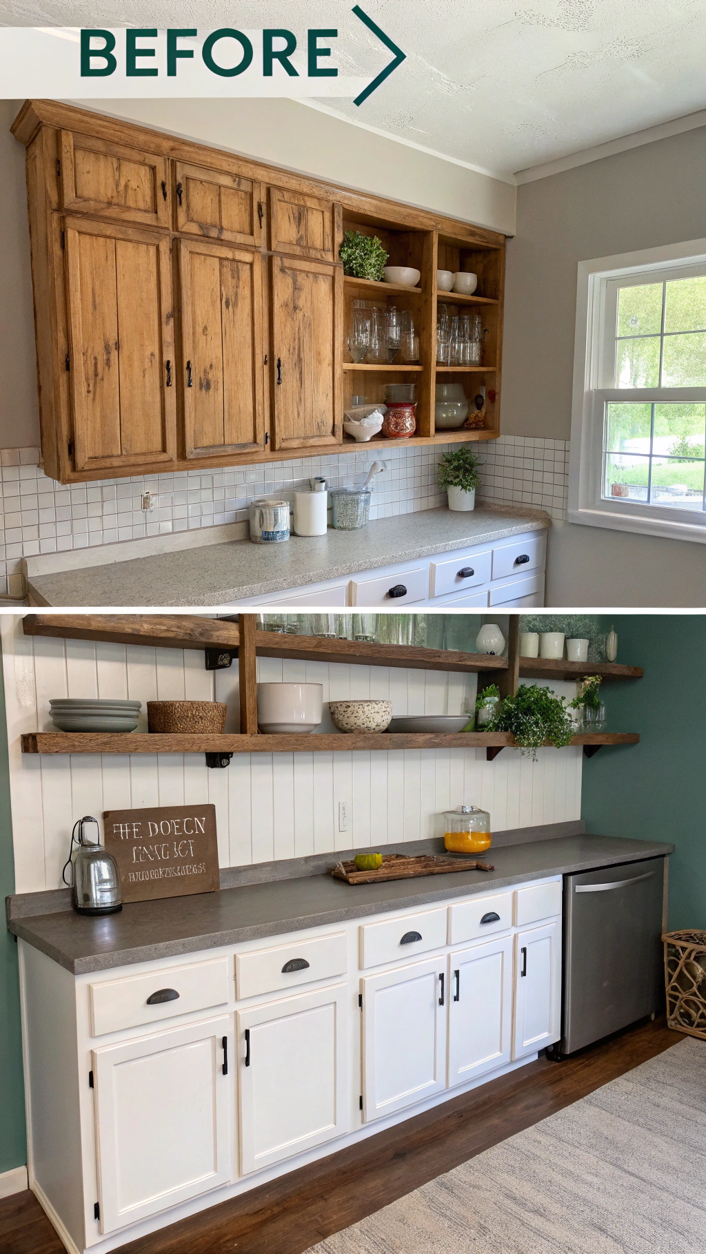 small farmhouse kitchen on a budget: DIY Makeover Tips for a Kitchen Farmhouse Look