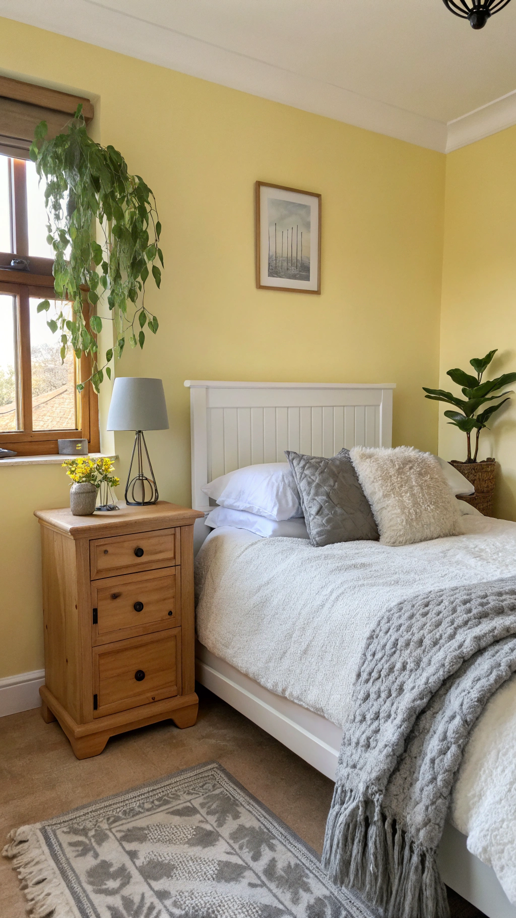 4. Soft Yellow Bedroom Ideas for a Cozy Retreat