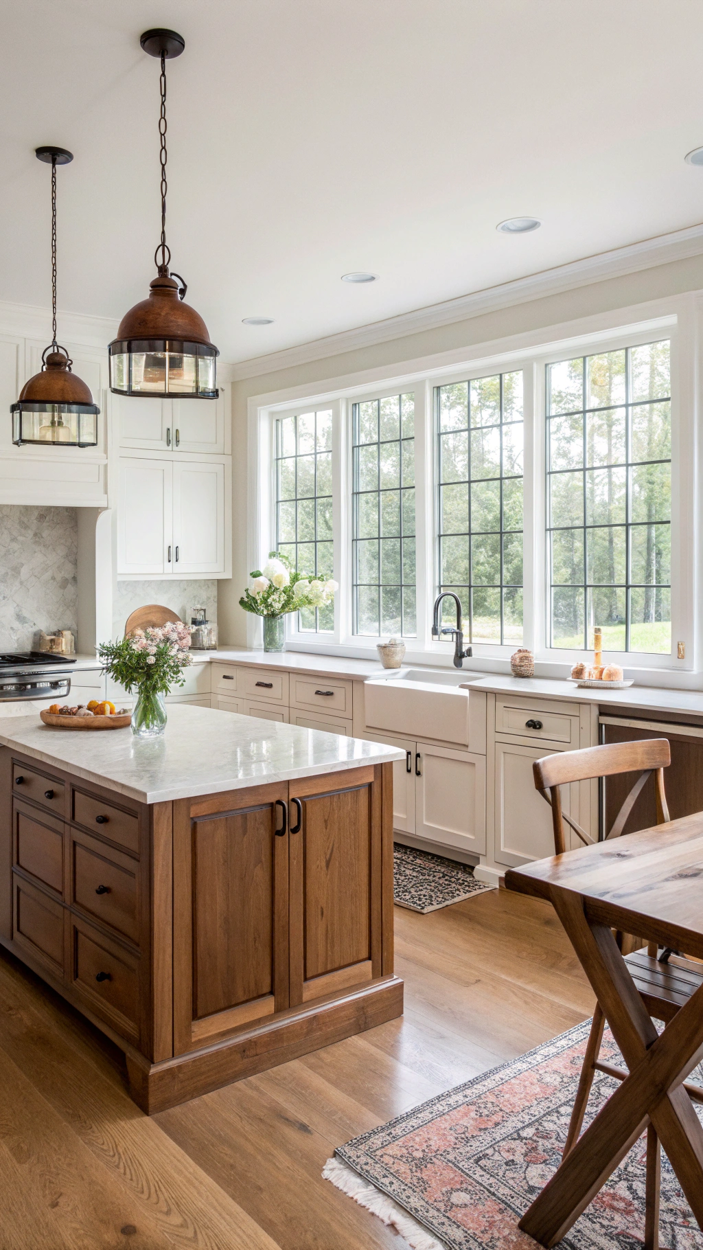 two tone kitchen cabinets wood and white: Benefits of White And Brown Wood Kitchen Cabinets