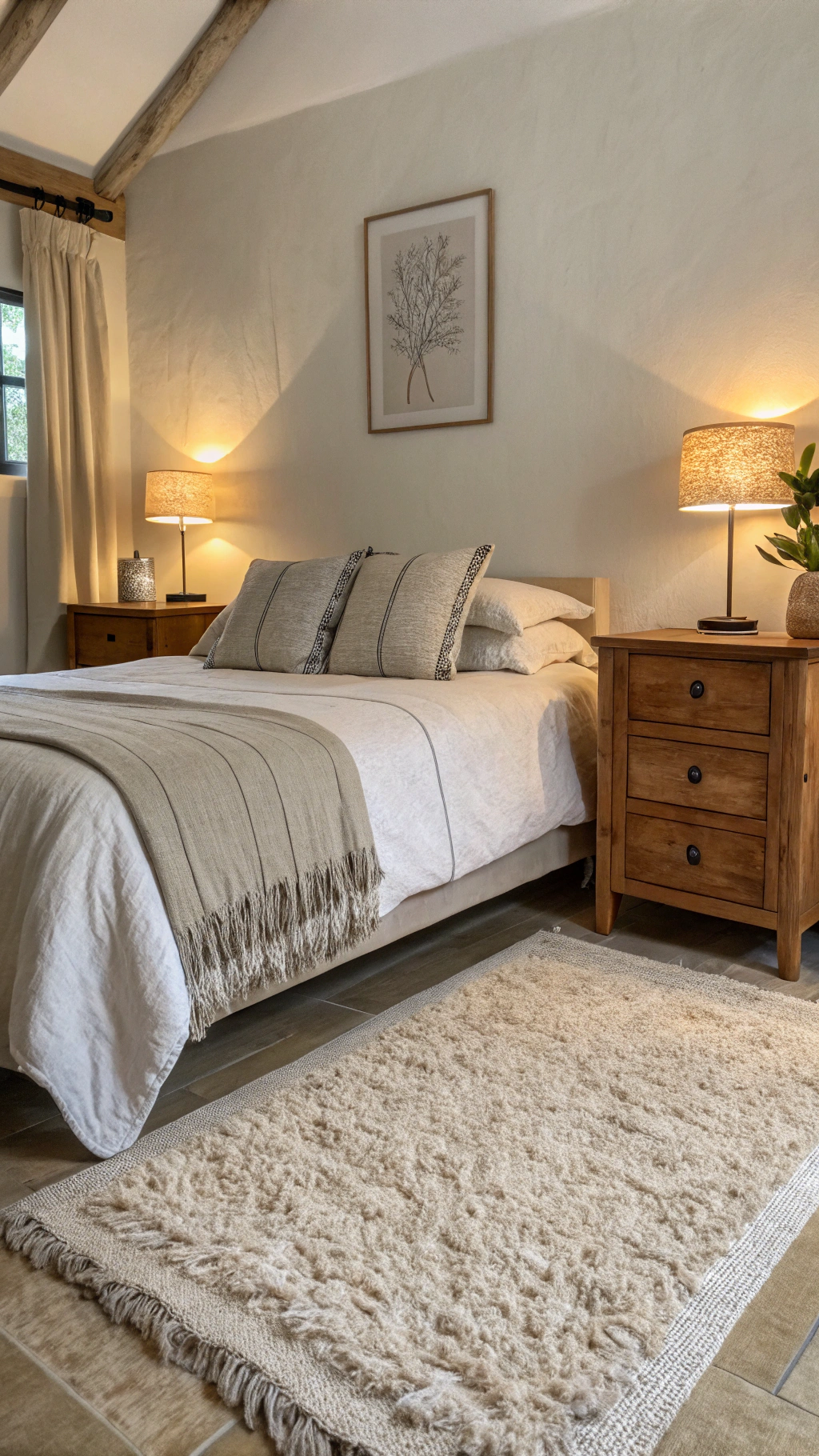 8. Choose the Perfect Rug for a Warm Bedroom