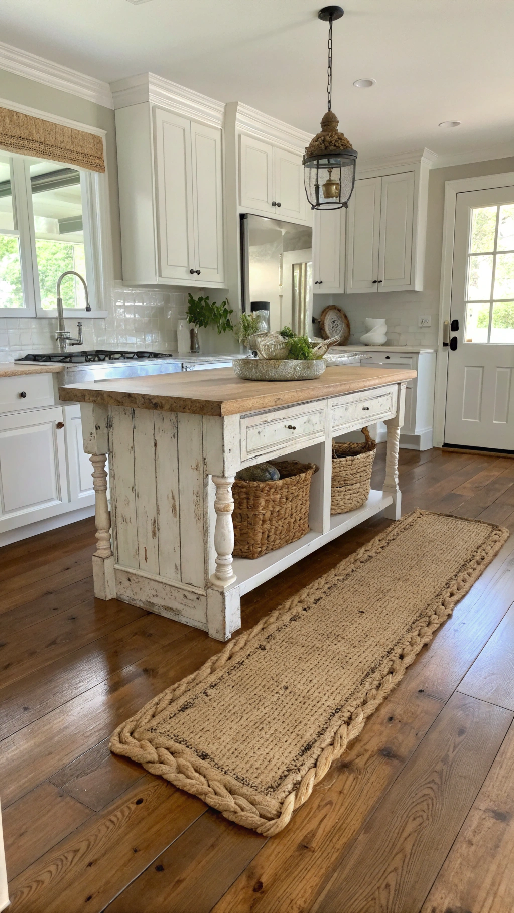 Flooring Options for a White French Country Kitchen