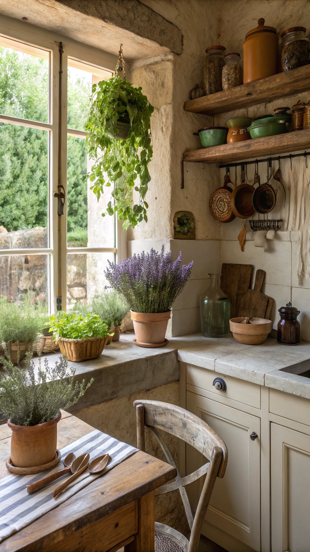 7. Bring the Outdoors In with Fresh Herbs and Flowers