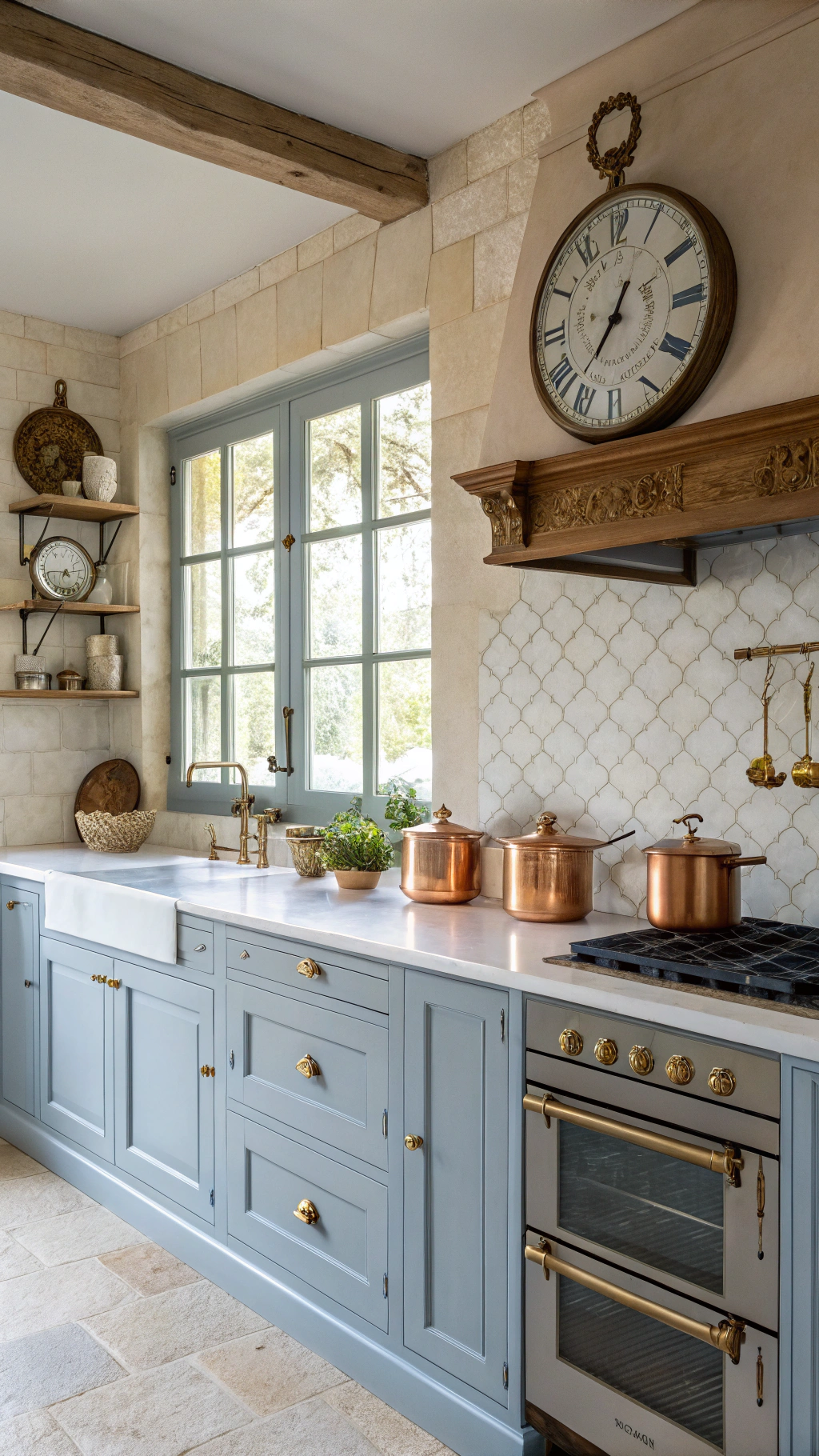 French Blue Cabinets: A Classic Choice