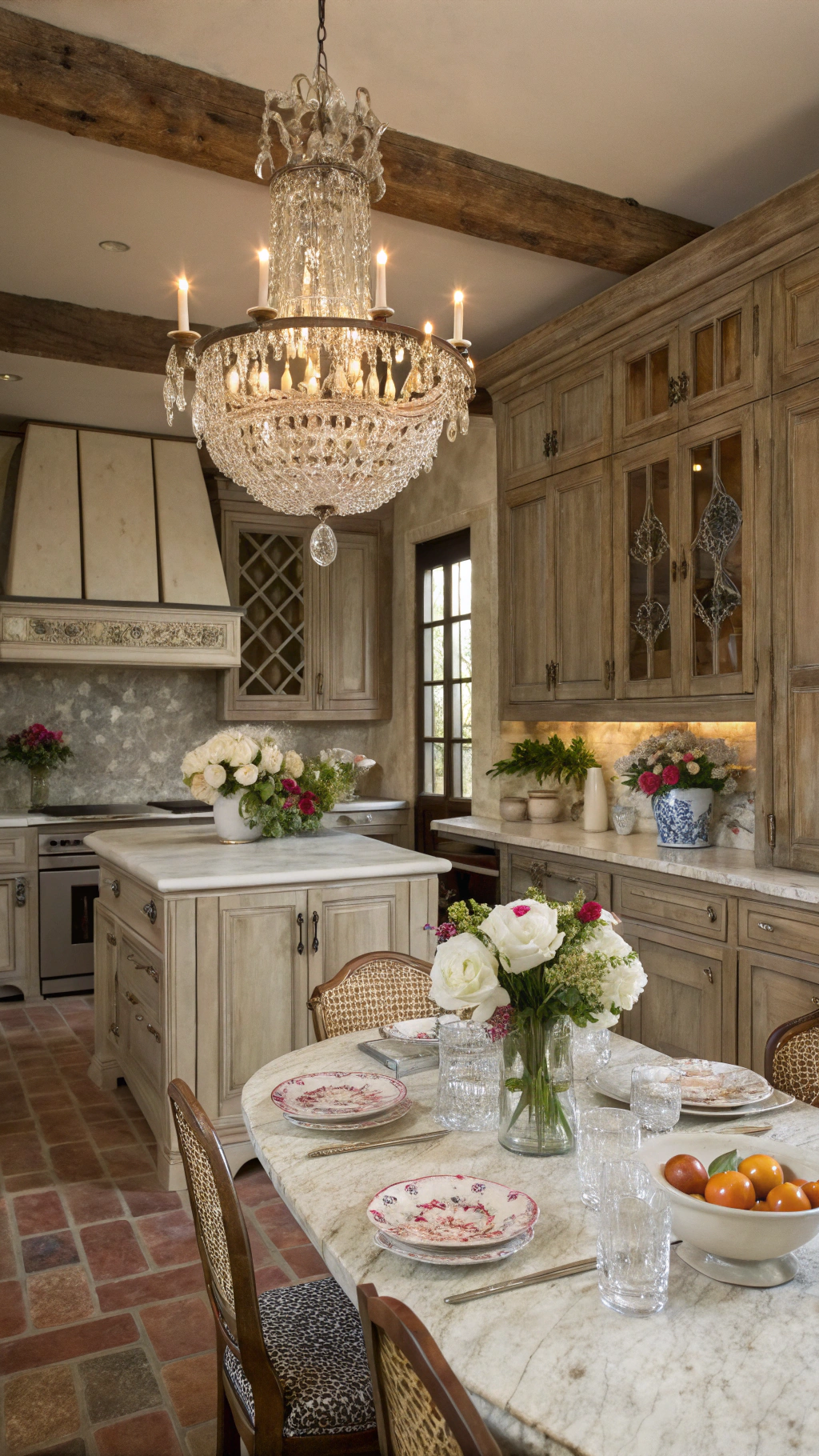 rustic french country kitchen: French Farmhouse Decorating: Combining Rustic and Elegant Styles