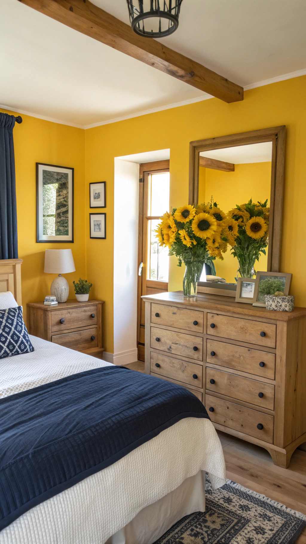 2. Go Bold with Yellow Bedroom Walls Ideas