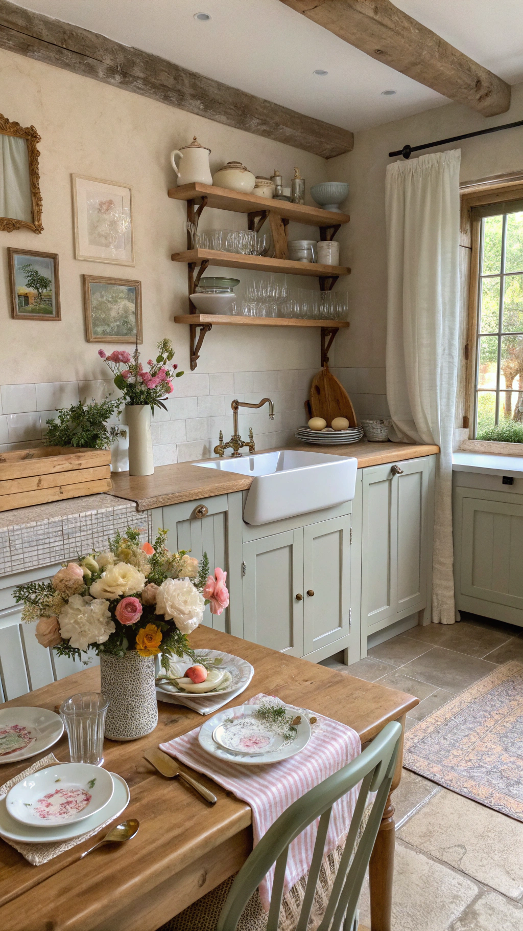 5. French Cottage Kitchen: A Cozy Retreat