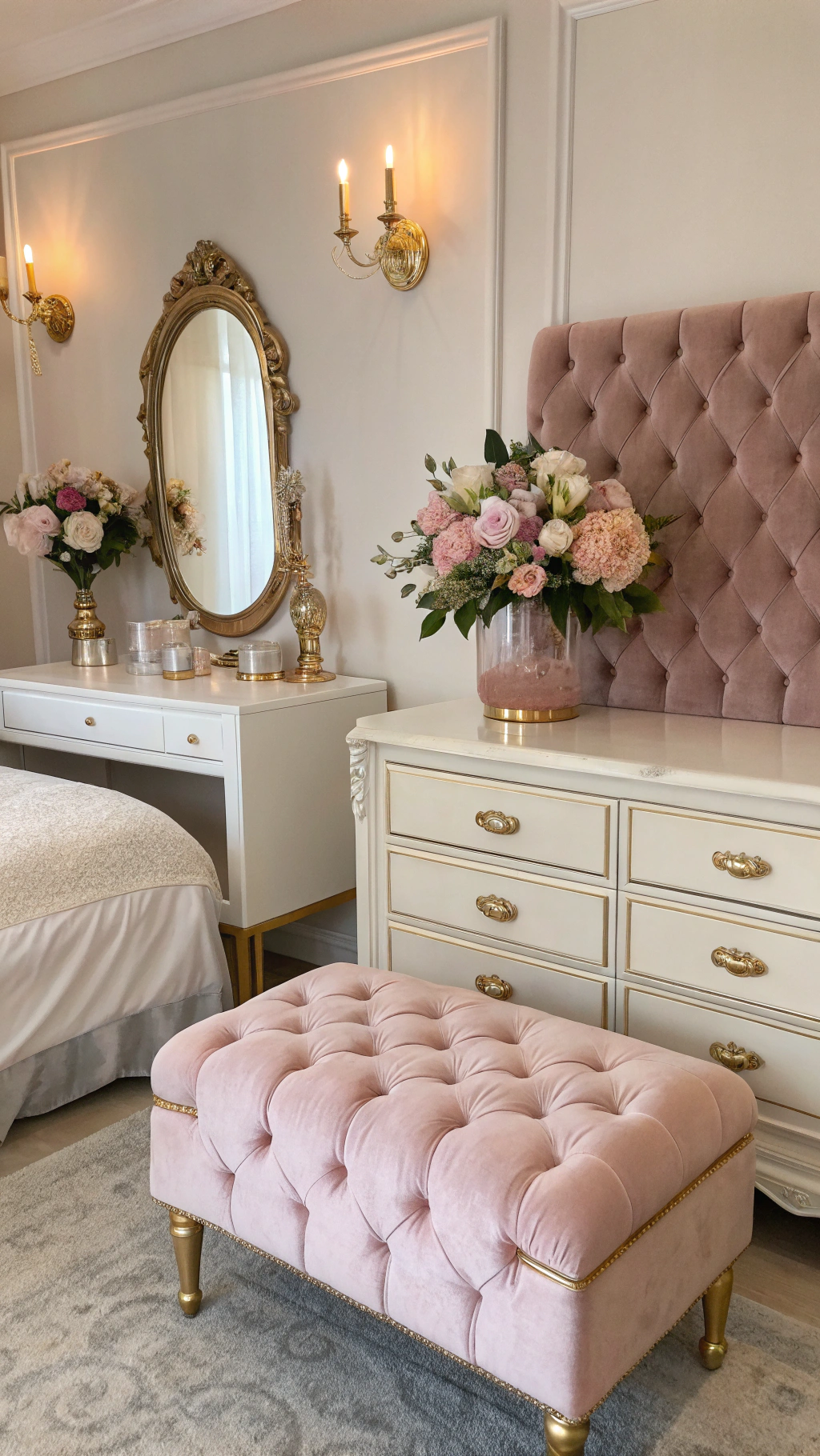 4. Woman Bedroom Retreat: Feminine and Refined