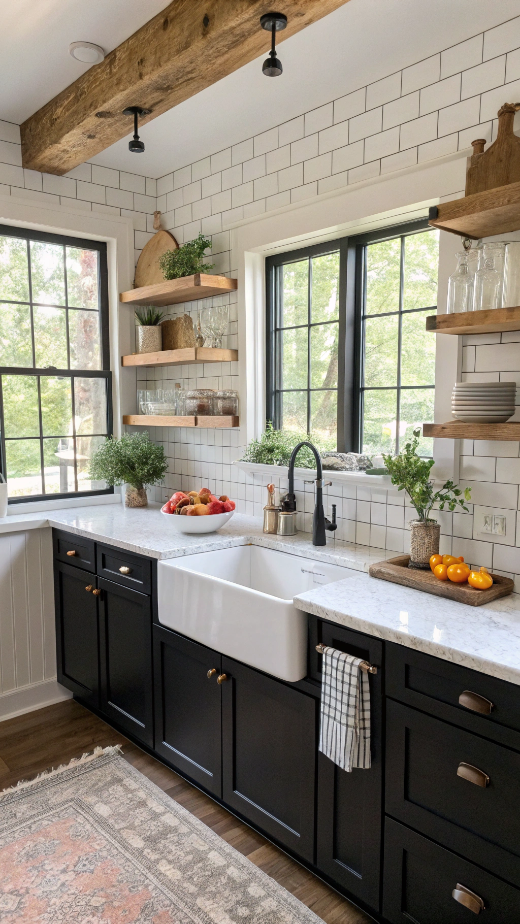 The Timeless Appeal of Modern Farmhouse Kitchens Black