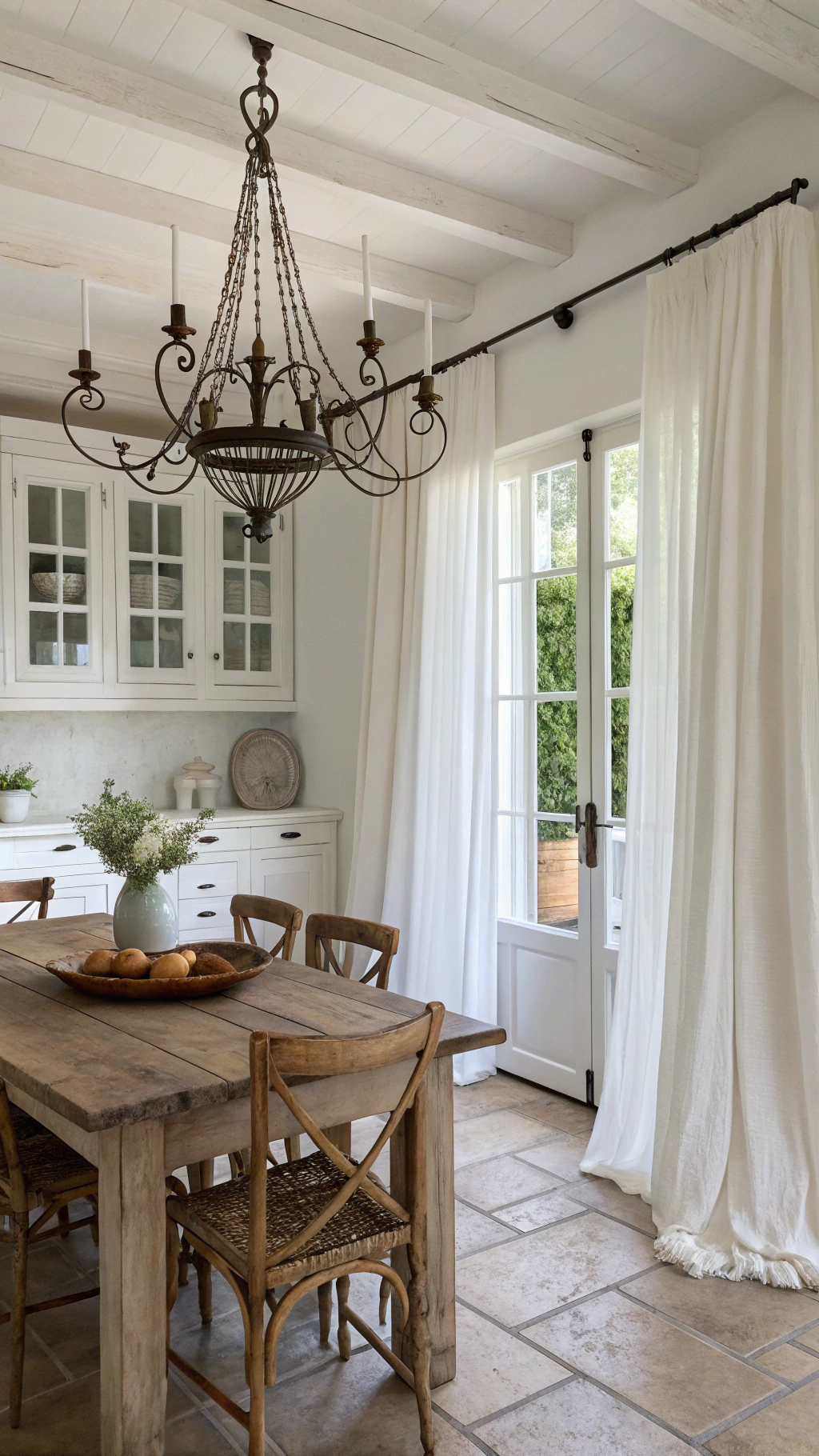 Lighting Ideas for Your White French Country Kitchen
