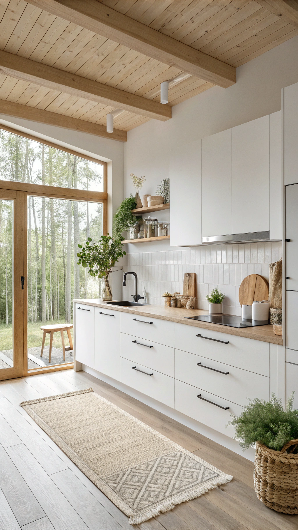 Neutral Color Palettes in Japandi Kitchen Cabinet Design