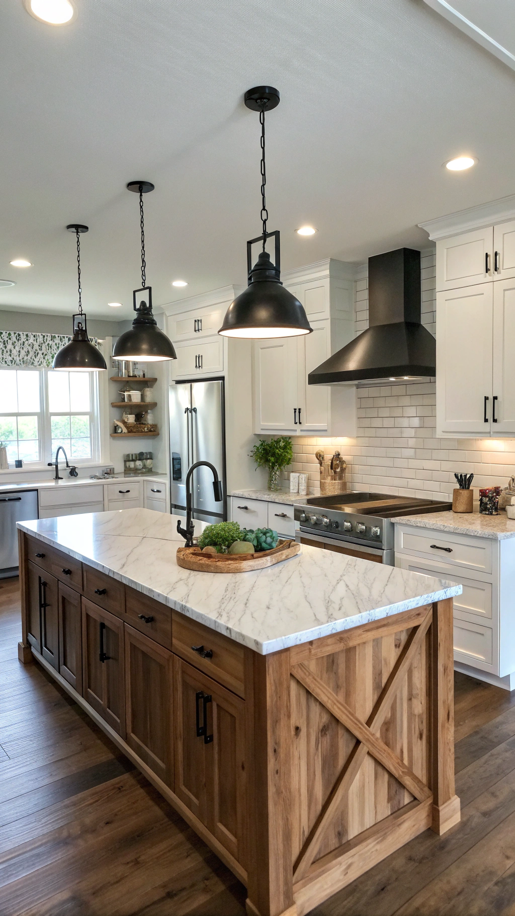 Lighting Ideas for Modern Farmhouse Kitchens Cabinets
