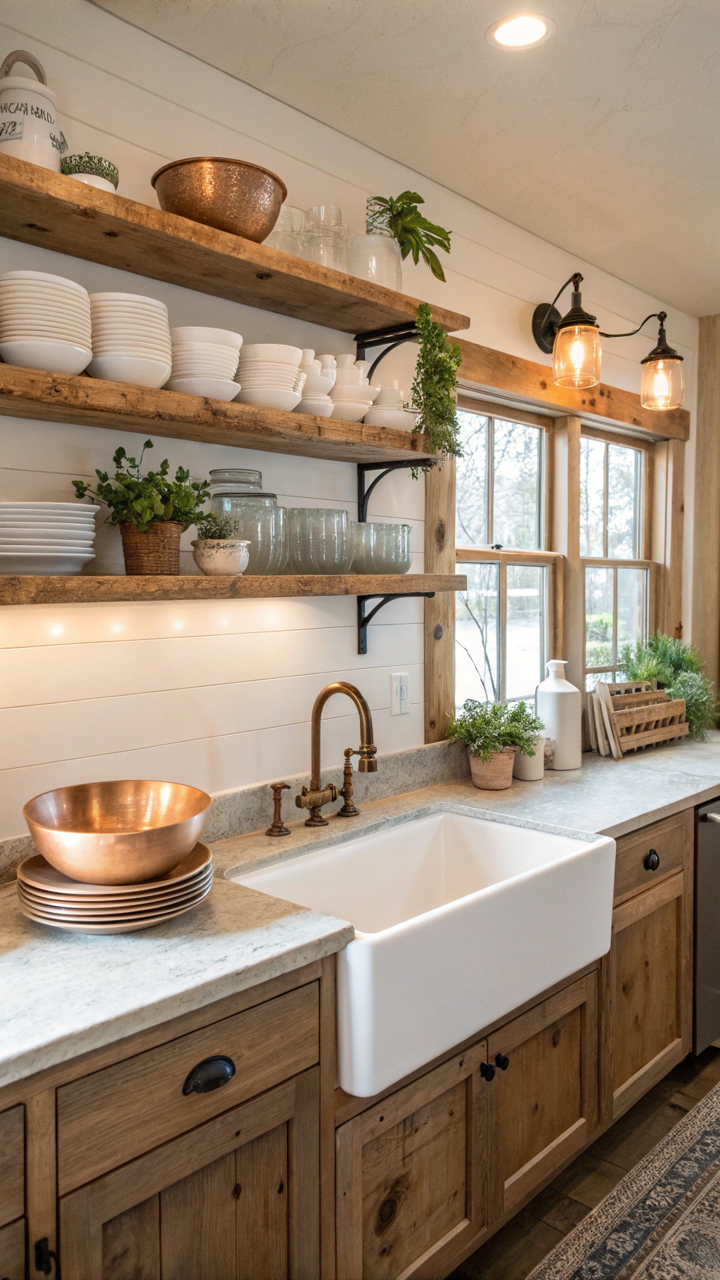 4. The Charm of a Kitchen Without Upper Cabinets