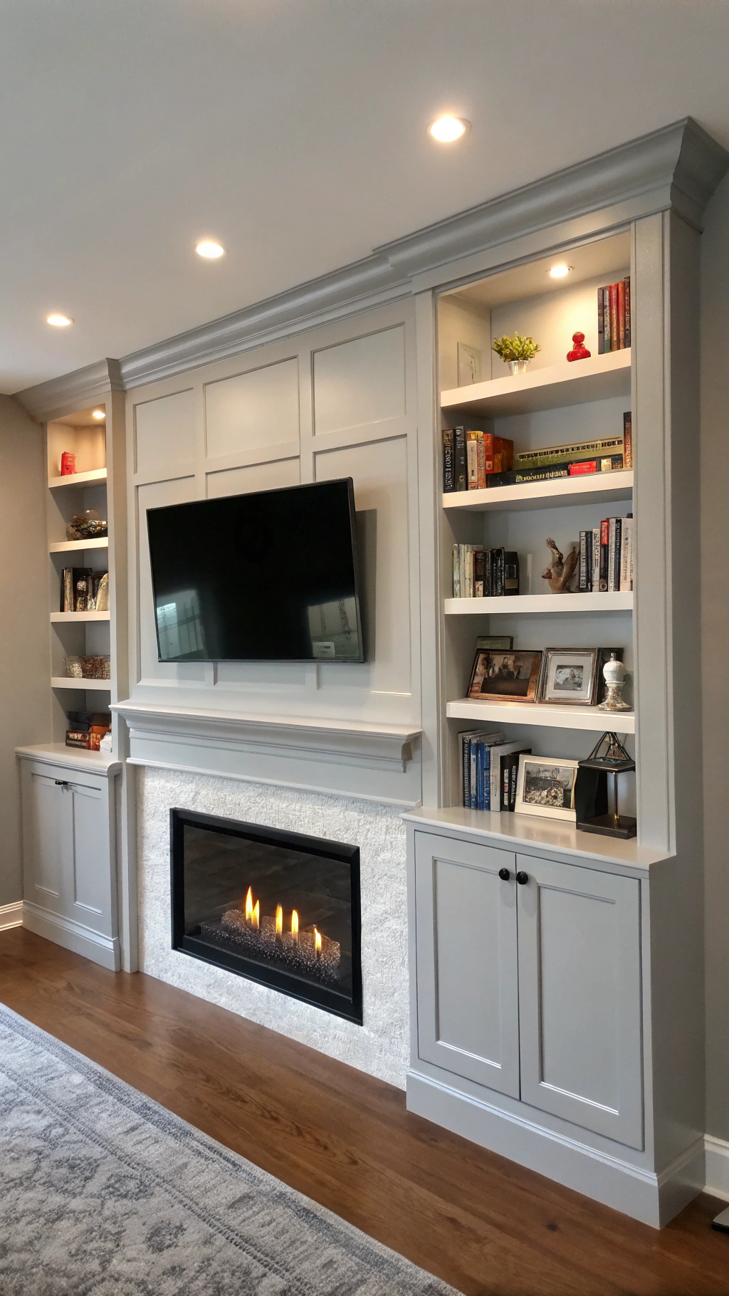 How to Style Your TV Wall with a Fireplace for Maximum Impact