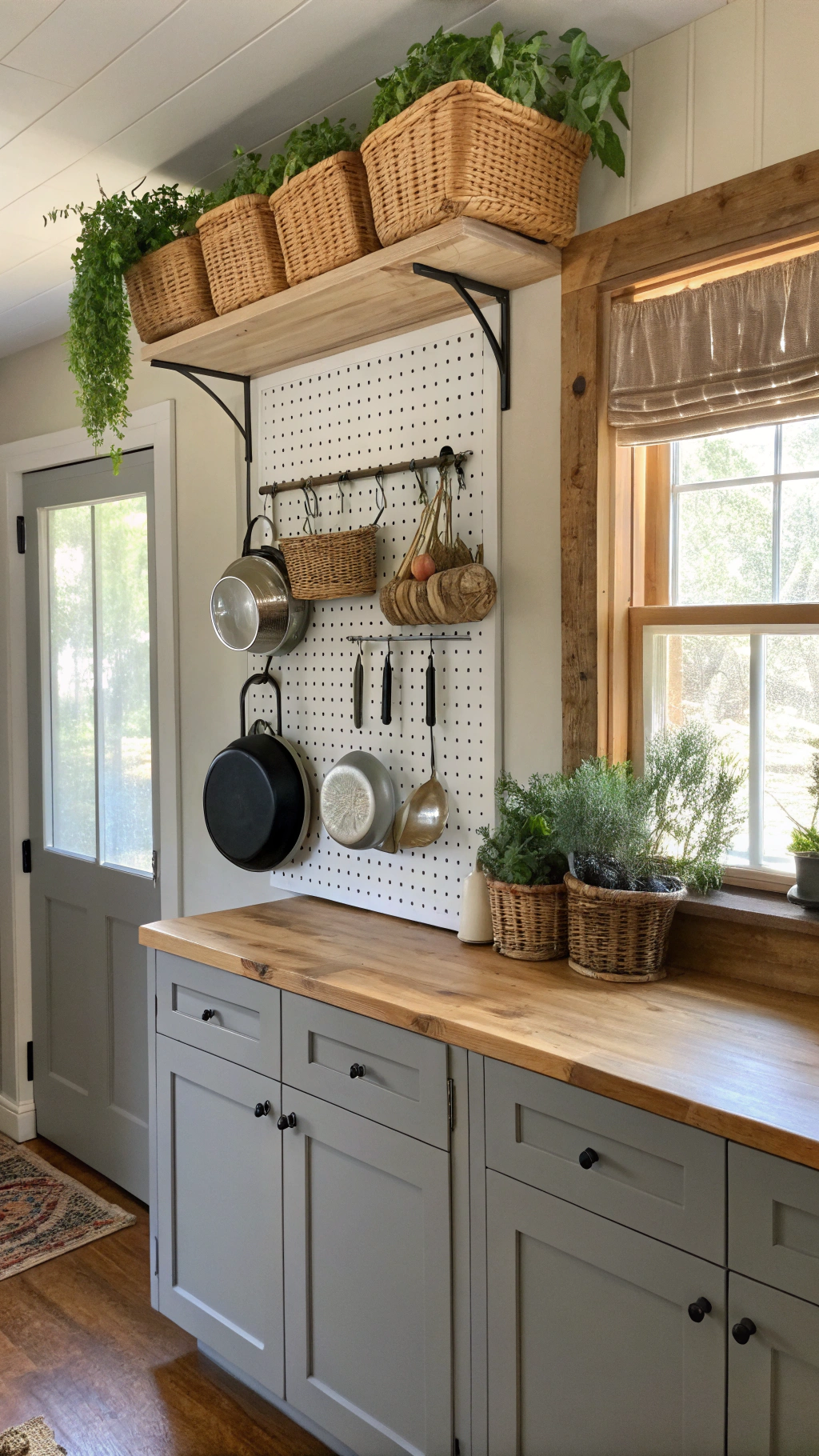 8. Small Kitchen Remodel Farmhouse: Maximize Vertical Space